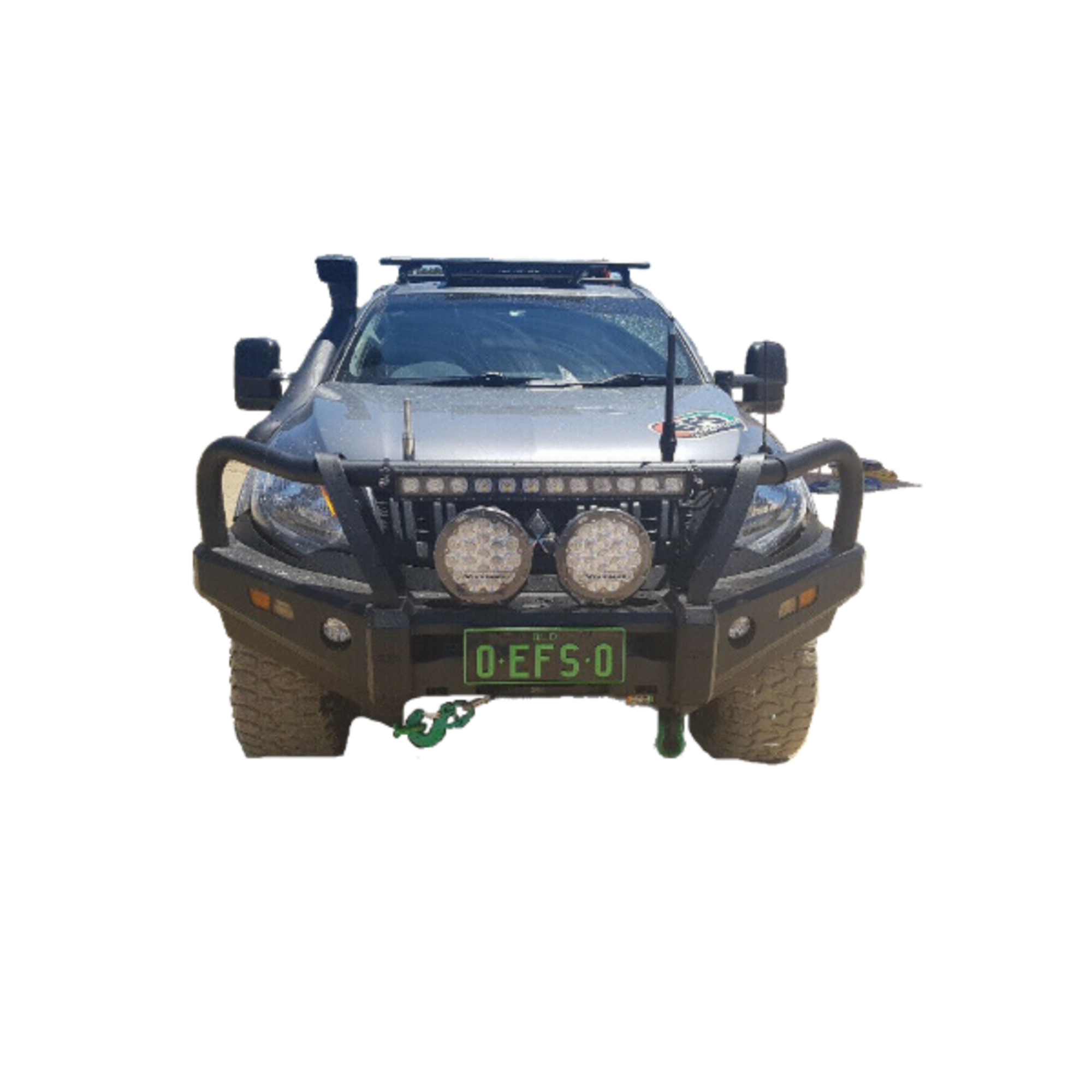 EFS Stockman Full Bumper Replacement Bullbar Suitable For Mitsubishi Triton MQ 2015-2019