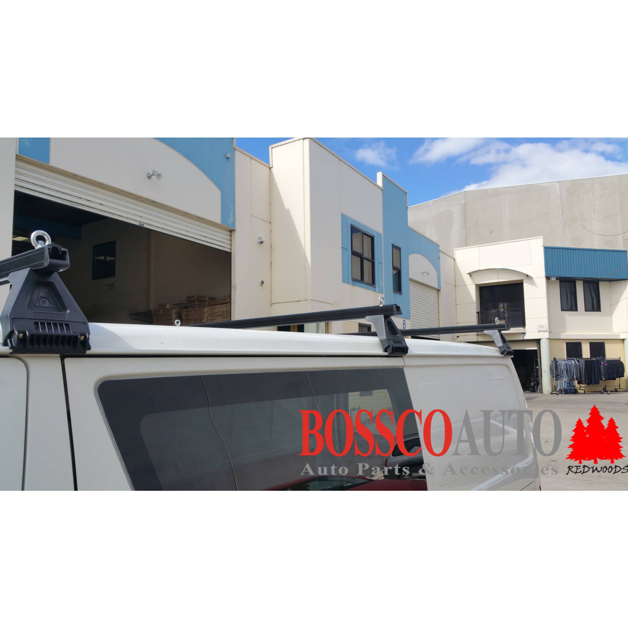 Black Heavy Duty ROOF RACKS suitable for Toyota Landcruiser 60 / 70 Series