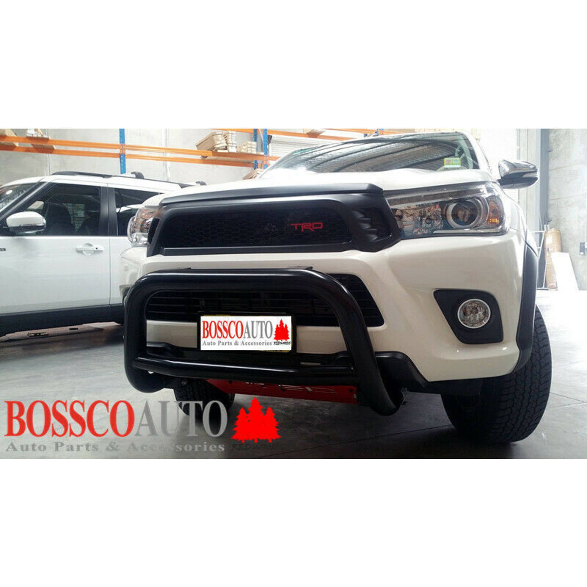 Black Low Nudge bar suitable for Toyota Hilux TRD 2015-2020