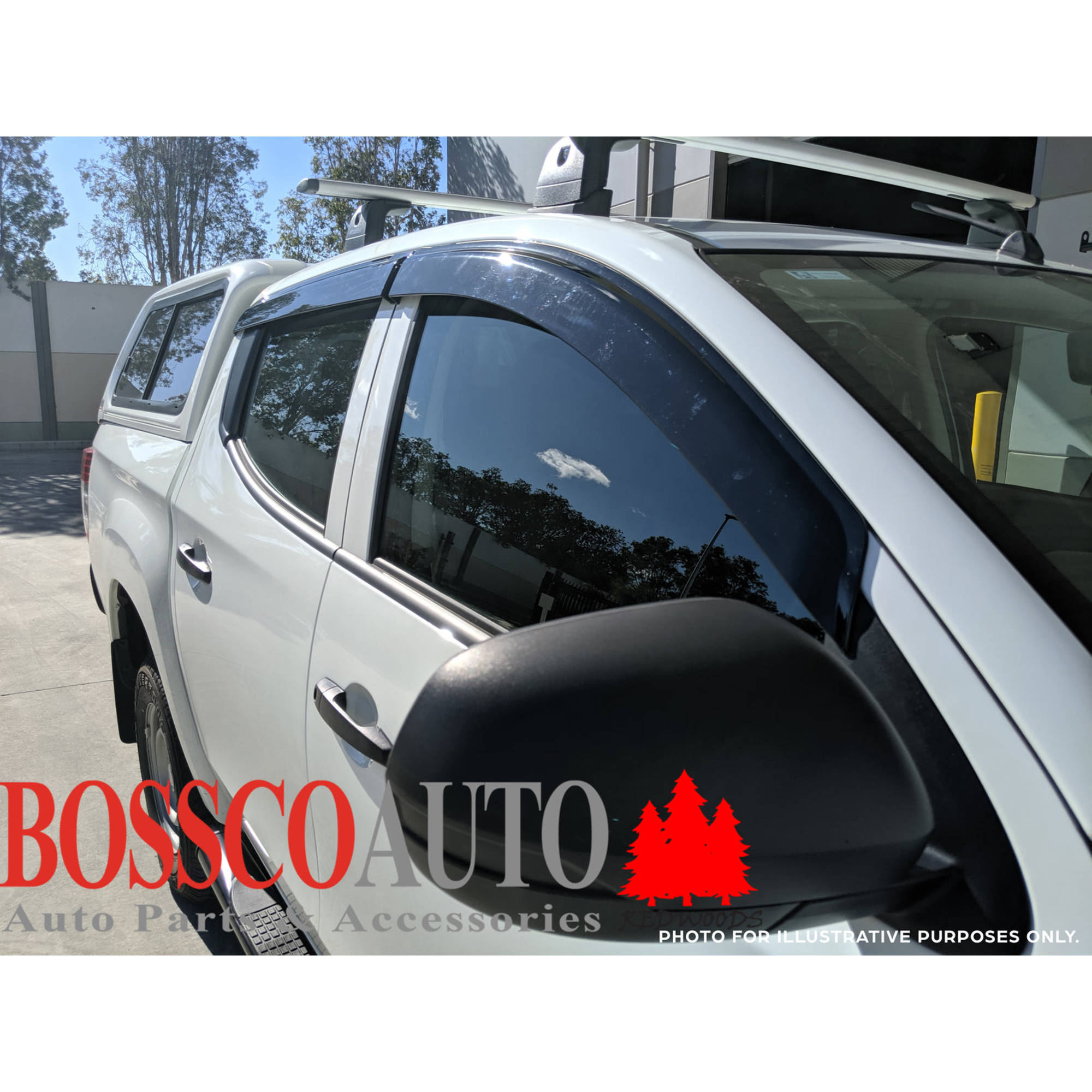 Tinted Slimline Weathershield Suitable For Mitsubishi Triton MR Series 2019-2023