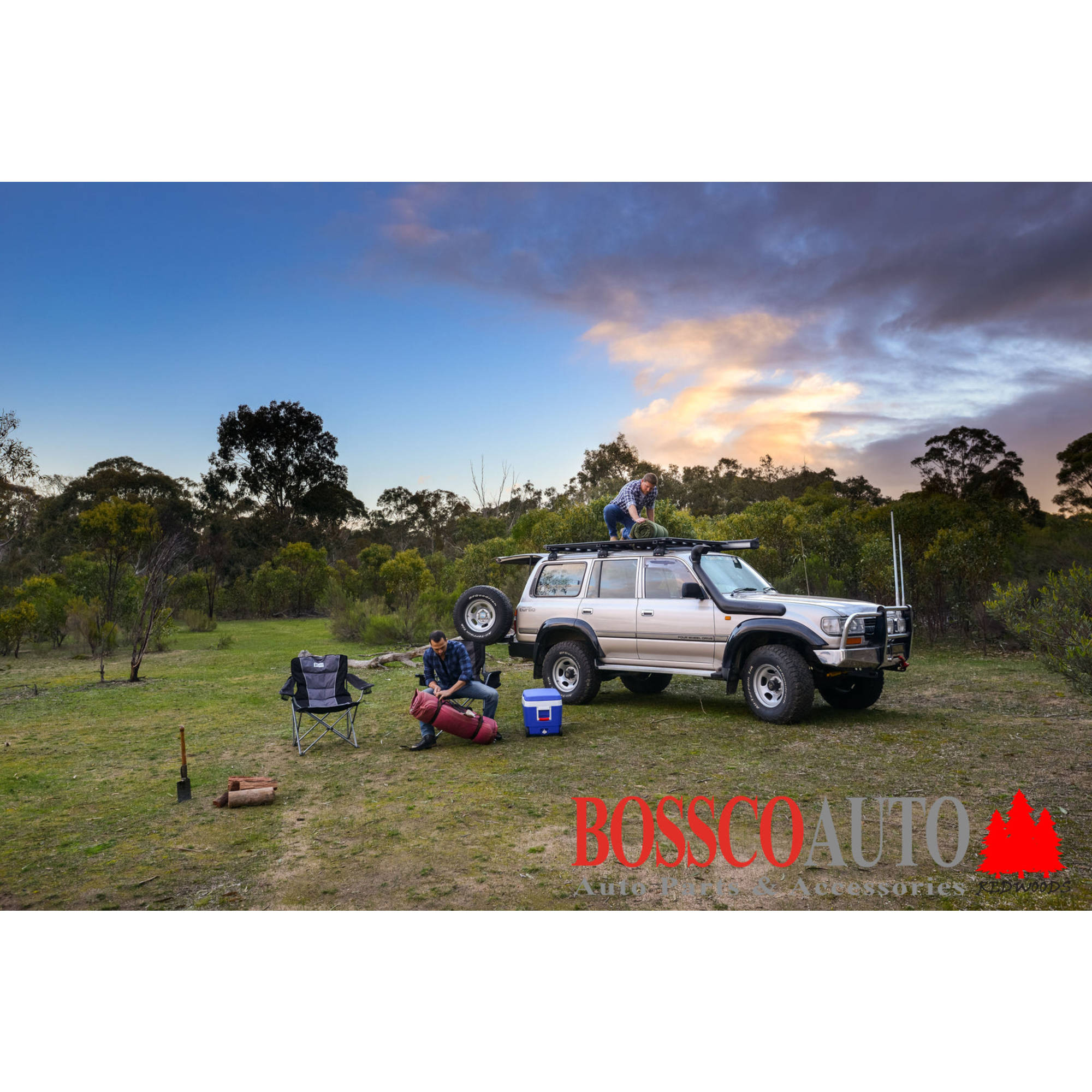 Titan MKII Aluminium Tray Black Roof Basket Tray Cargo Carrier 2000mm x 1400mm