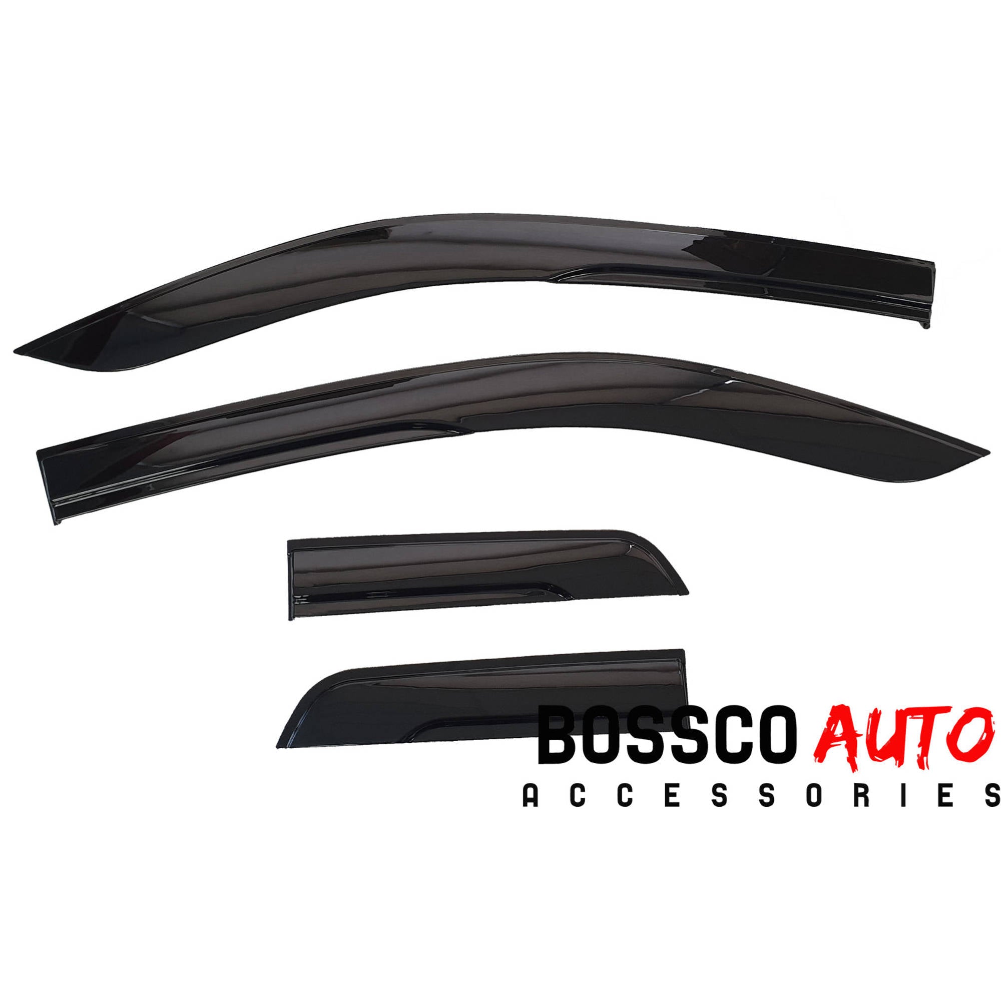 Tinted Weathershields suitable for Toyota Hilux Extra Cab 2015-2022