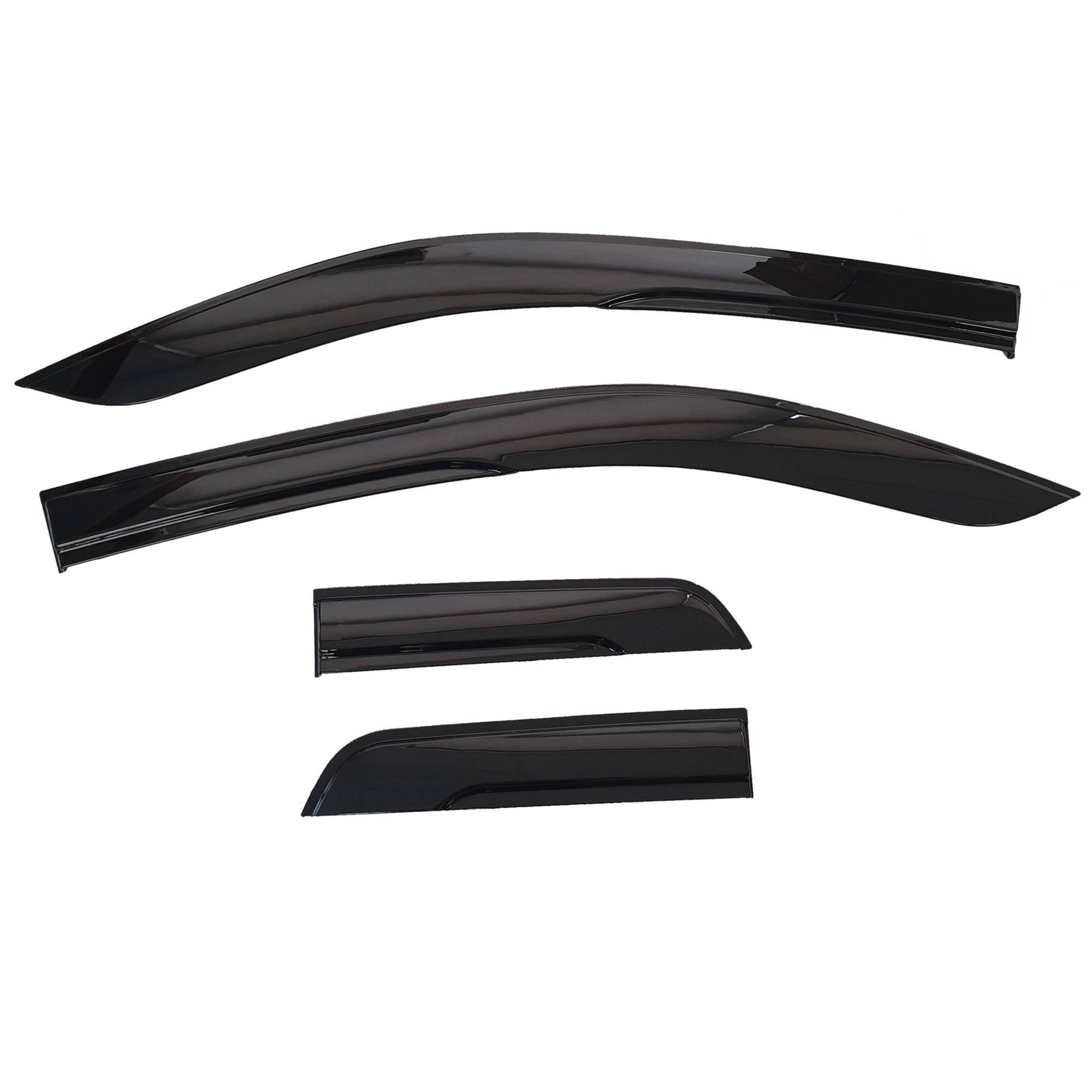 Tinted Weathershields suitable for Toyota Hilux Extra Cab 2015-2022