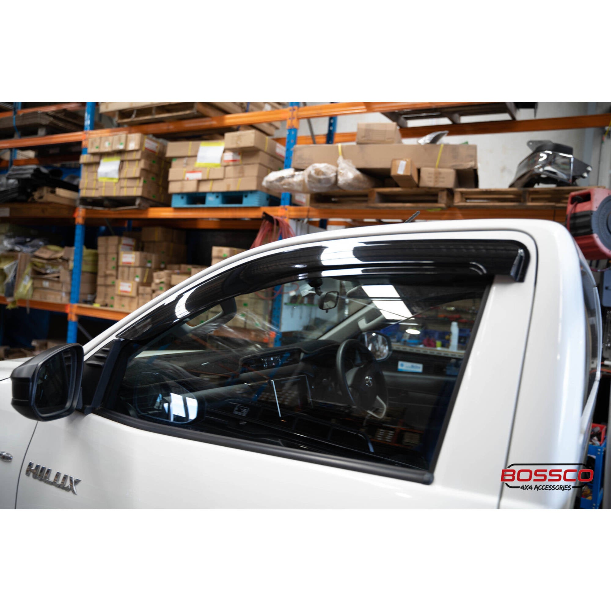 Tinted Weathershields suitable for Toyota Hilux Single Cab 2015-2022