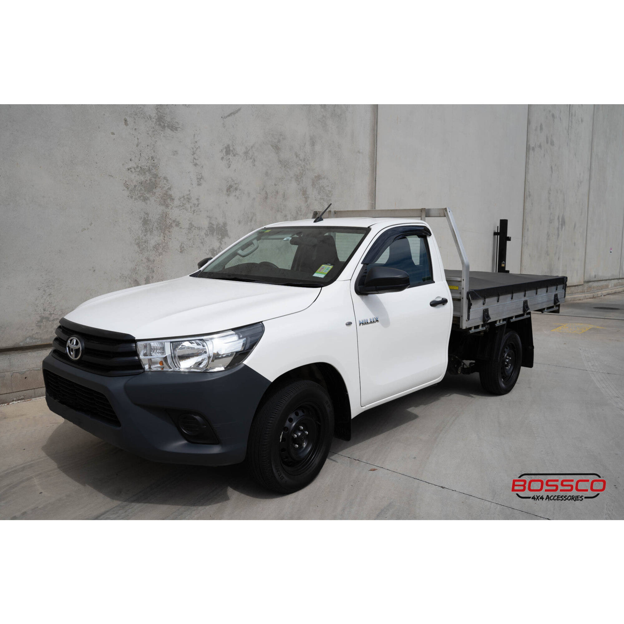 Tinted Weathershields suitable for Toyota Hilux Single Cab 2015-2022