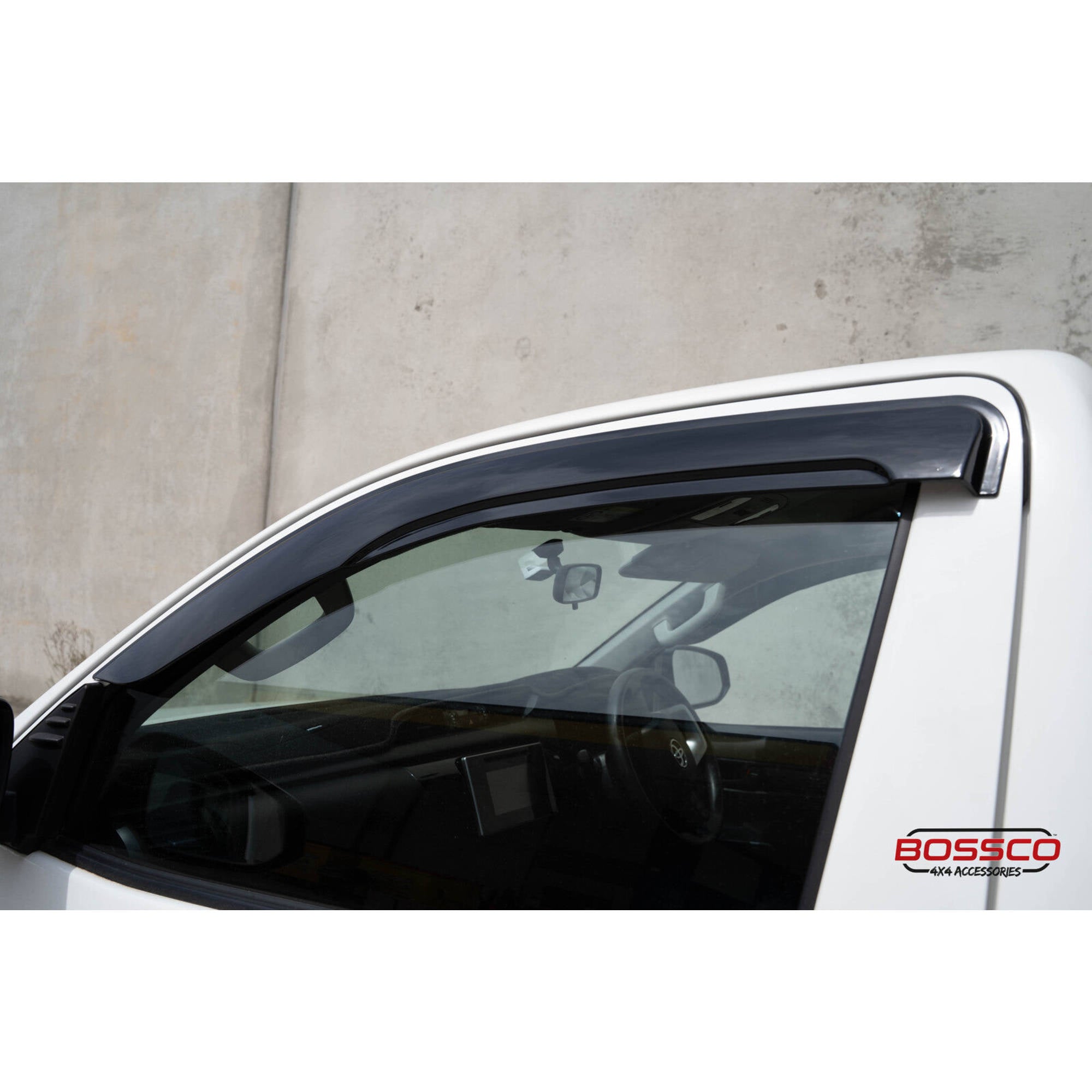 Tinted Weathershields suitable for Toyota Hilux Single Cab 2015-2022