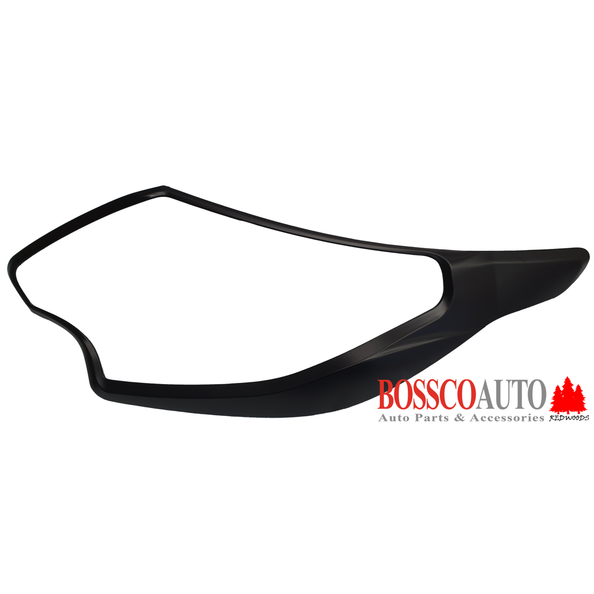 Front Black Headlight Head Light Trim Covers Suitable For Mitsubishi Triton MQ 2015-2019