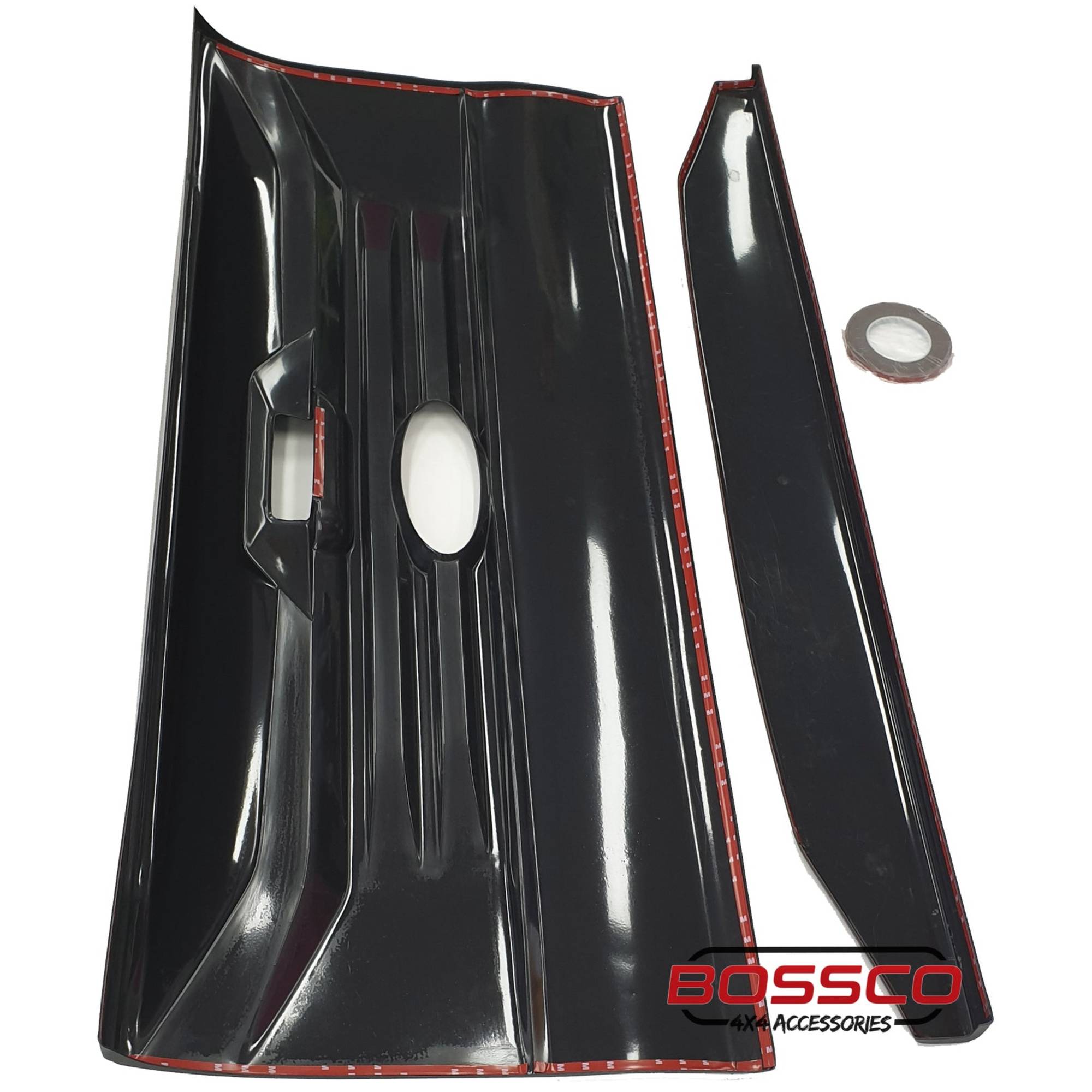 Black Rear Tail Gate Tailgate Cladding Trim Cover Cover Suitable For Ford Ranger PX 2012-2022