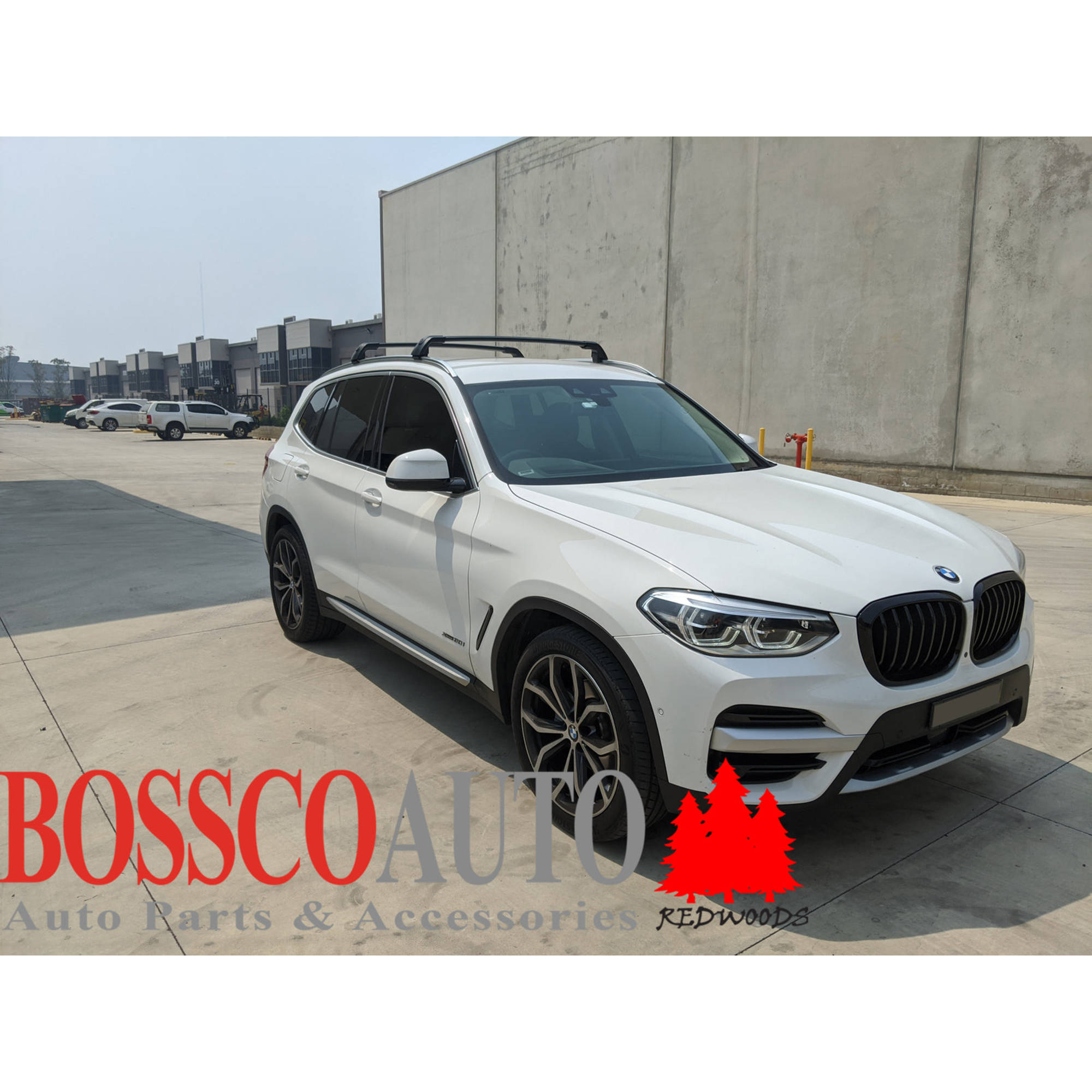 Black Flush Roof Racks Suitable For BMW X3 G01 2018-2021 - LAST SET IN STOCK