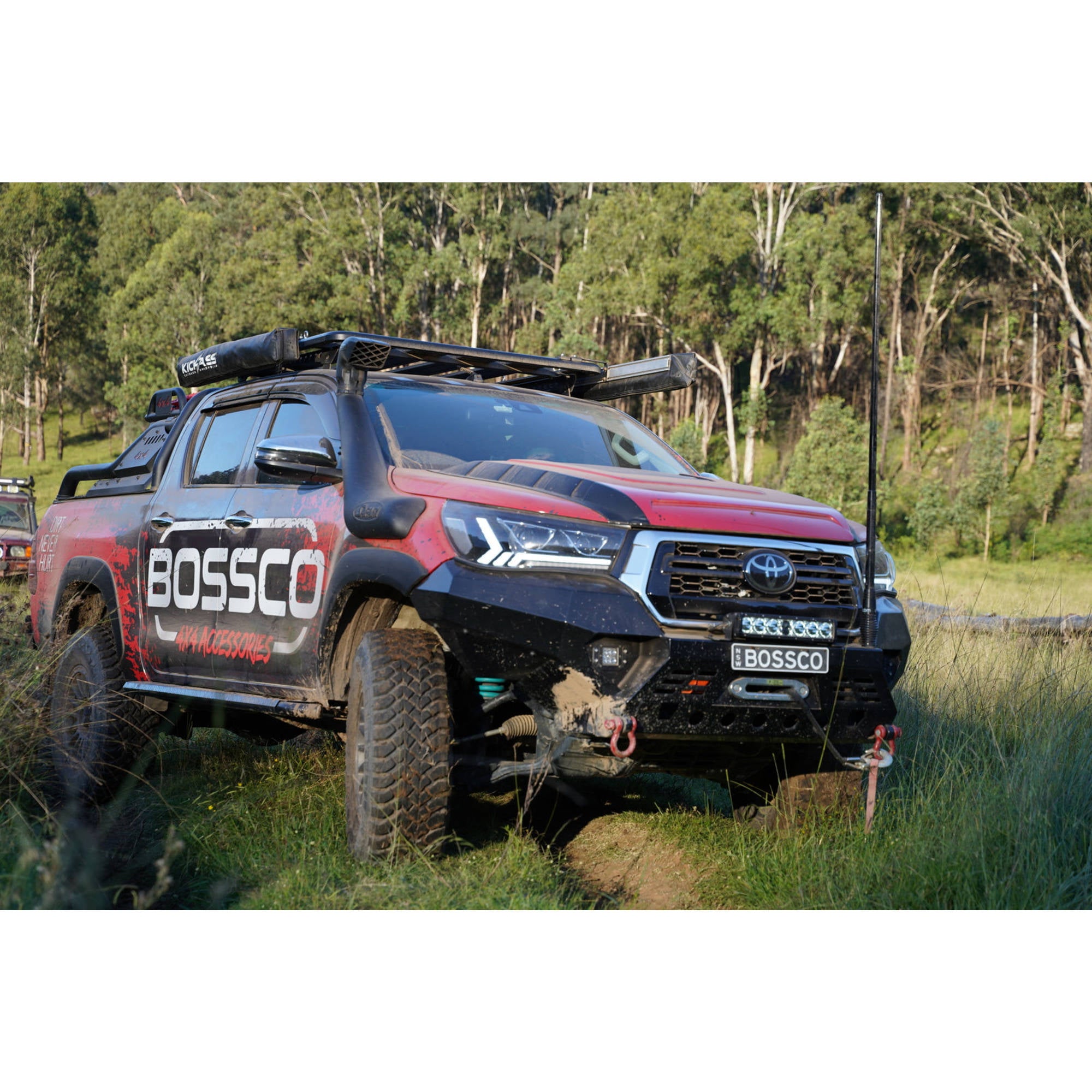 Full Bumper Replacement Steel Bull Bar Bullbar Suitable For Toyota Hilux 2018+