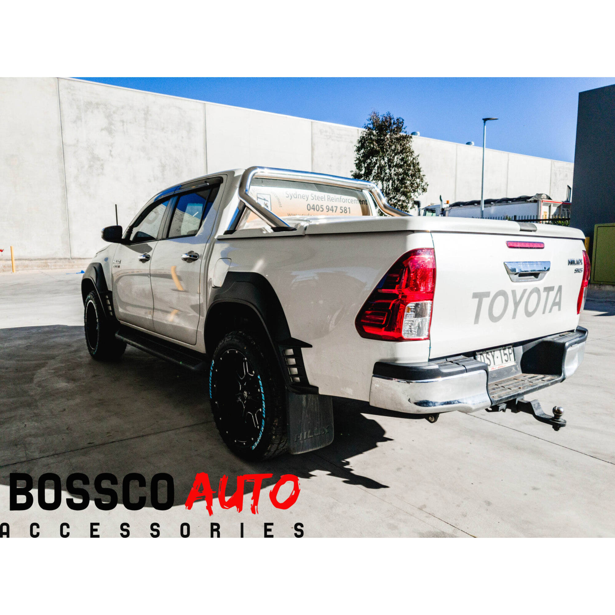 Large Fender Flares suitable for Toyota Hilux 2015-2018