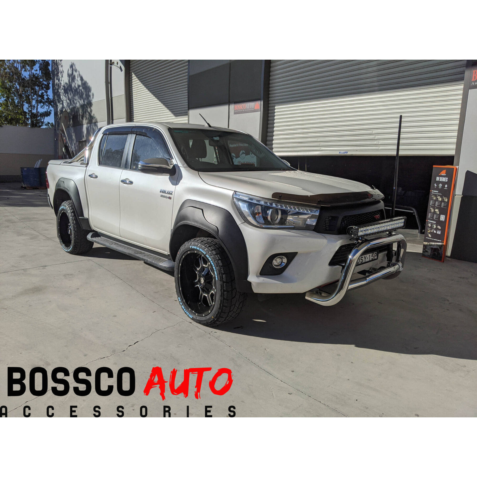 Large Fender Flares suitable for Toyota Hilux 2015-2018