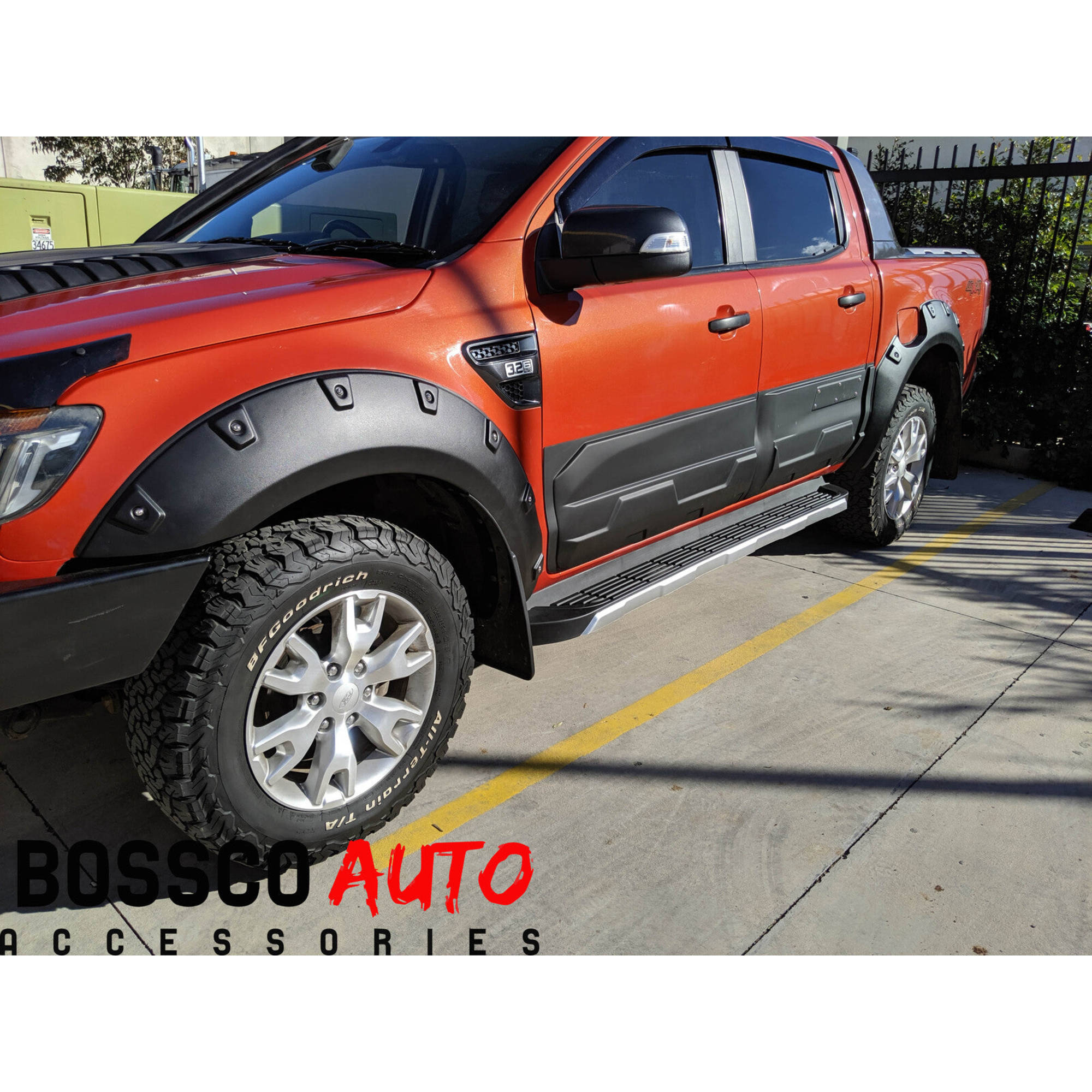Bush Armour Door Mould Cladding Trim Suitable For Ford Ranger PX 2012-2022