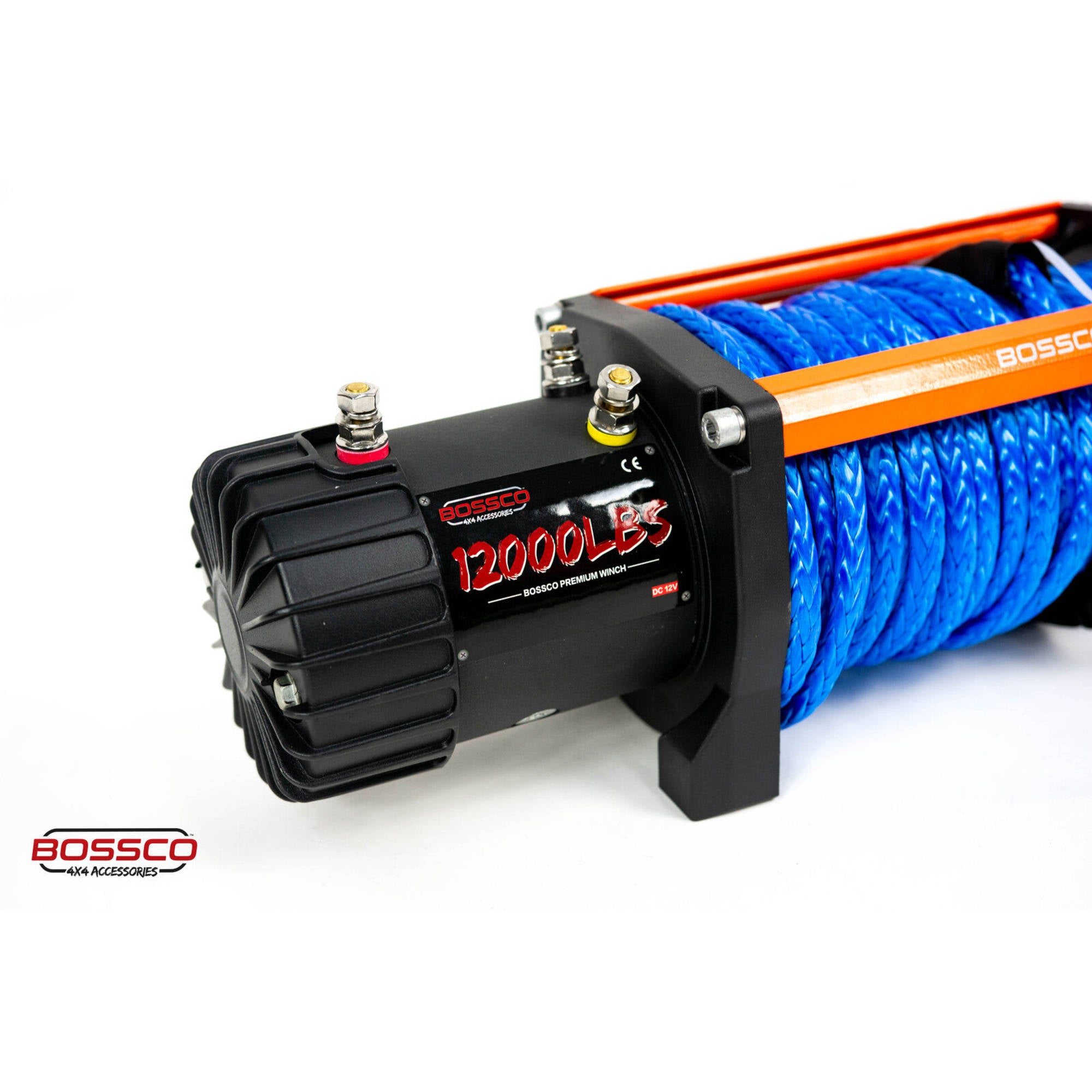 BA 12000lb Premium Electric Winch 12V Synthetic Rope 26M Wireless Remote 4WD 4x4