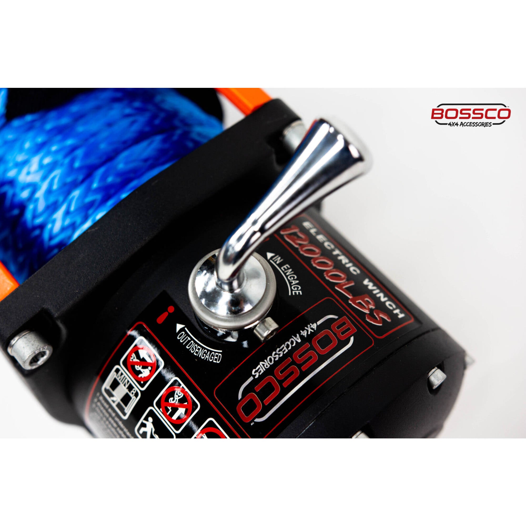 BA 12000lb Premium Electric Winch 12V Synthetic Rope 26M Wireless Remote 4WD 4x4