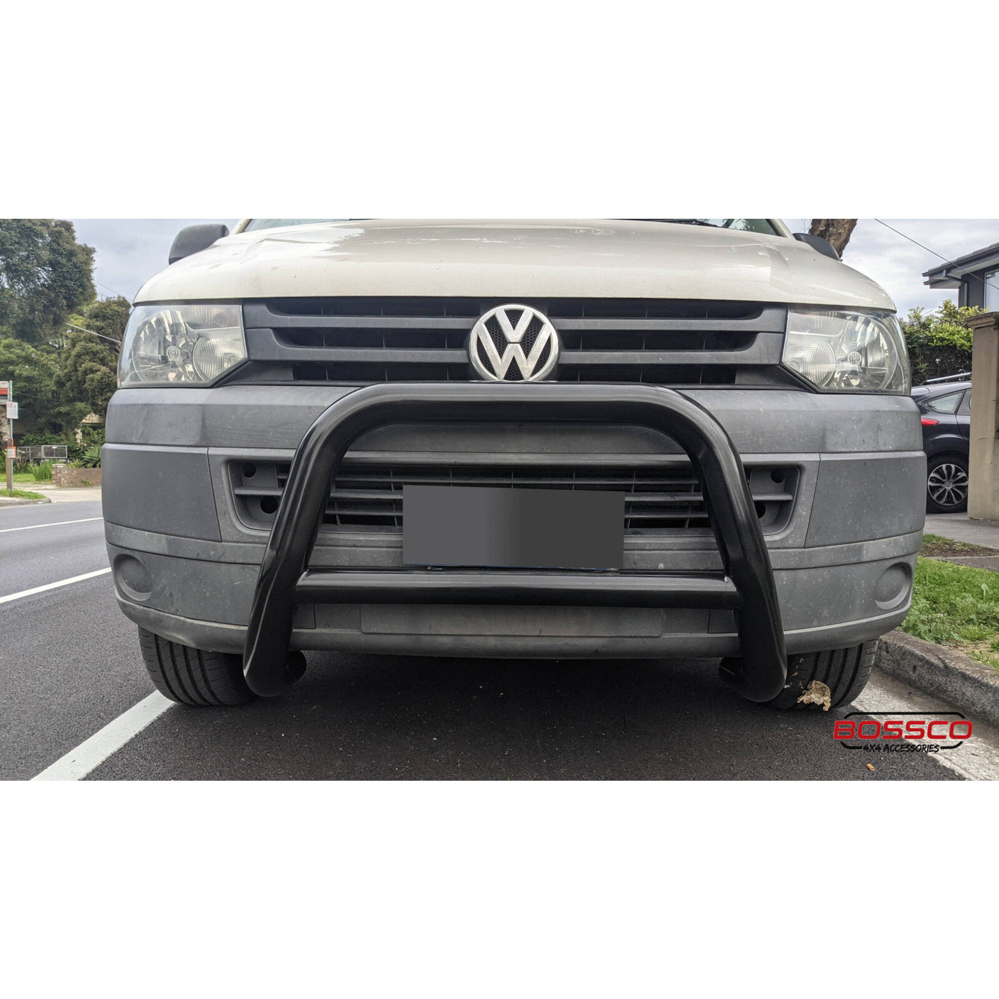 Black Nudge Bar Suitable For Volkswagen Transporter T5 2009-2015