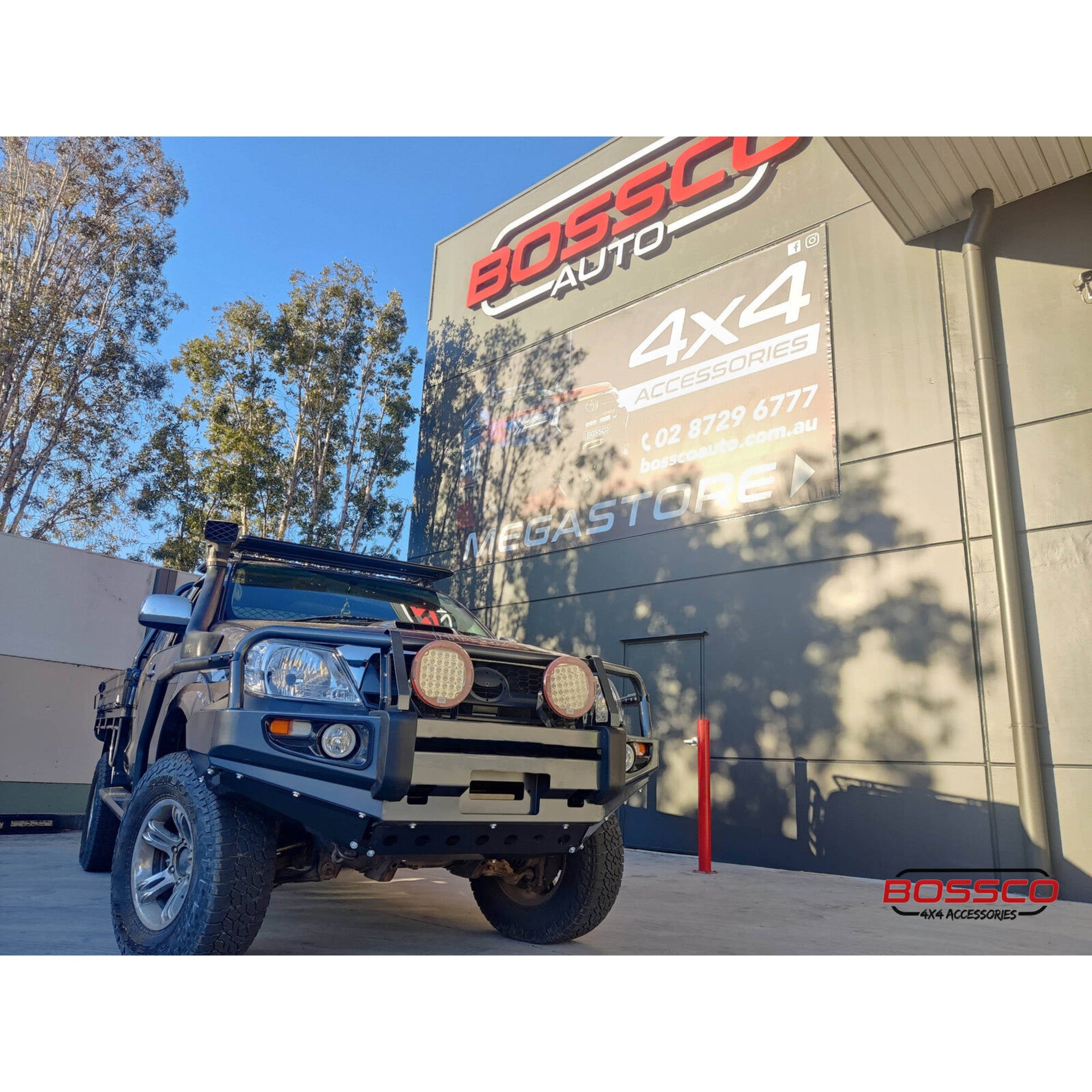 ADR APPROVED Front Bumper Replacement Bull Bar Bullbar Suitable for Toyota Hilux 2005-2011