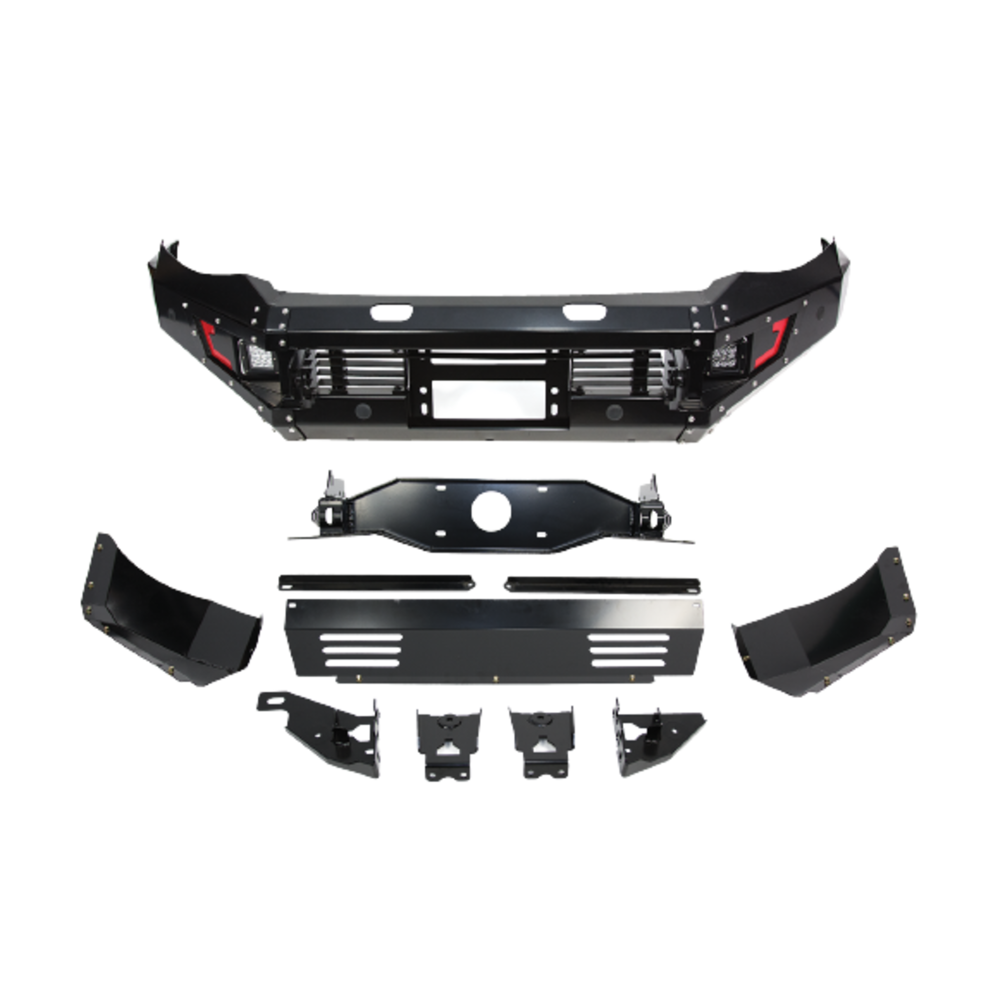 Full Bumper Replacement Steel No Loop Bullbar Suitable For Ford Ranger PX 2012-2015