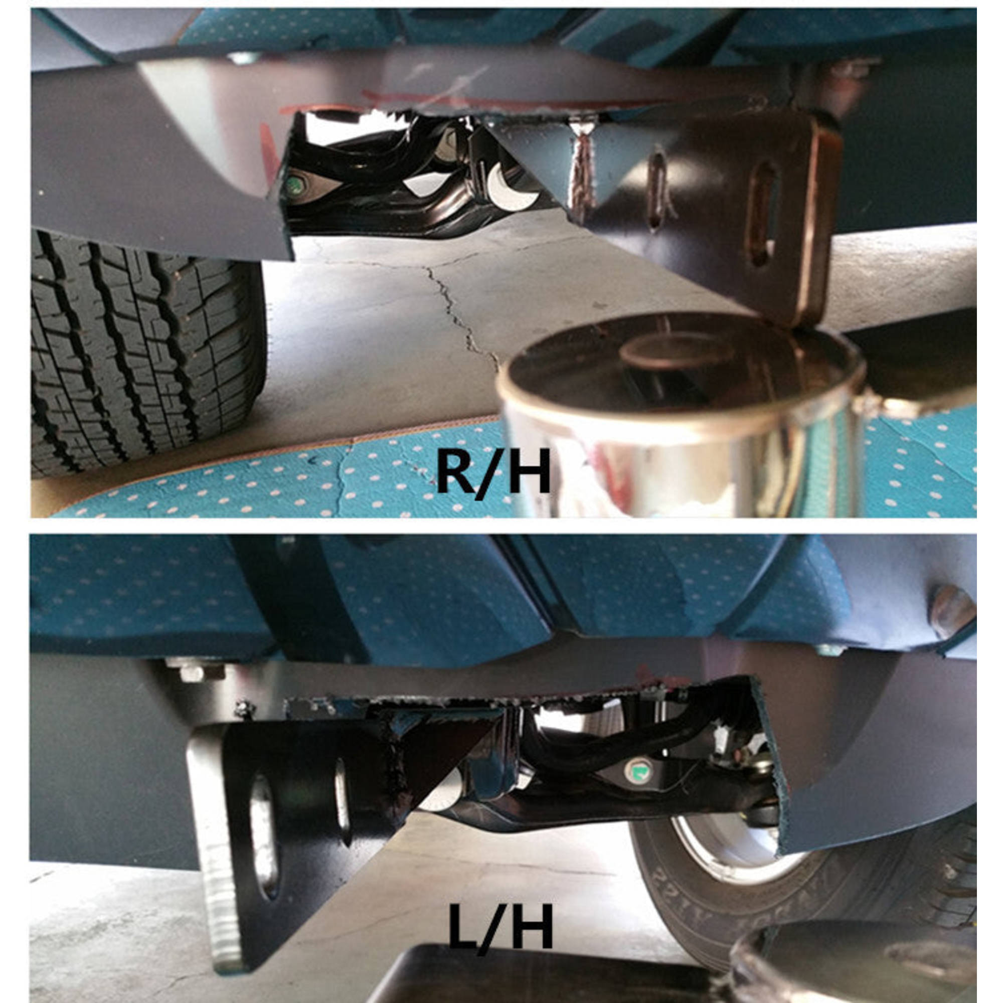 BLACK LOW Nudge Bar suitable for Ford Ranger PX 2012-2015 - FACTORY SECONDS