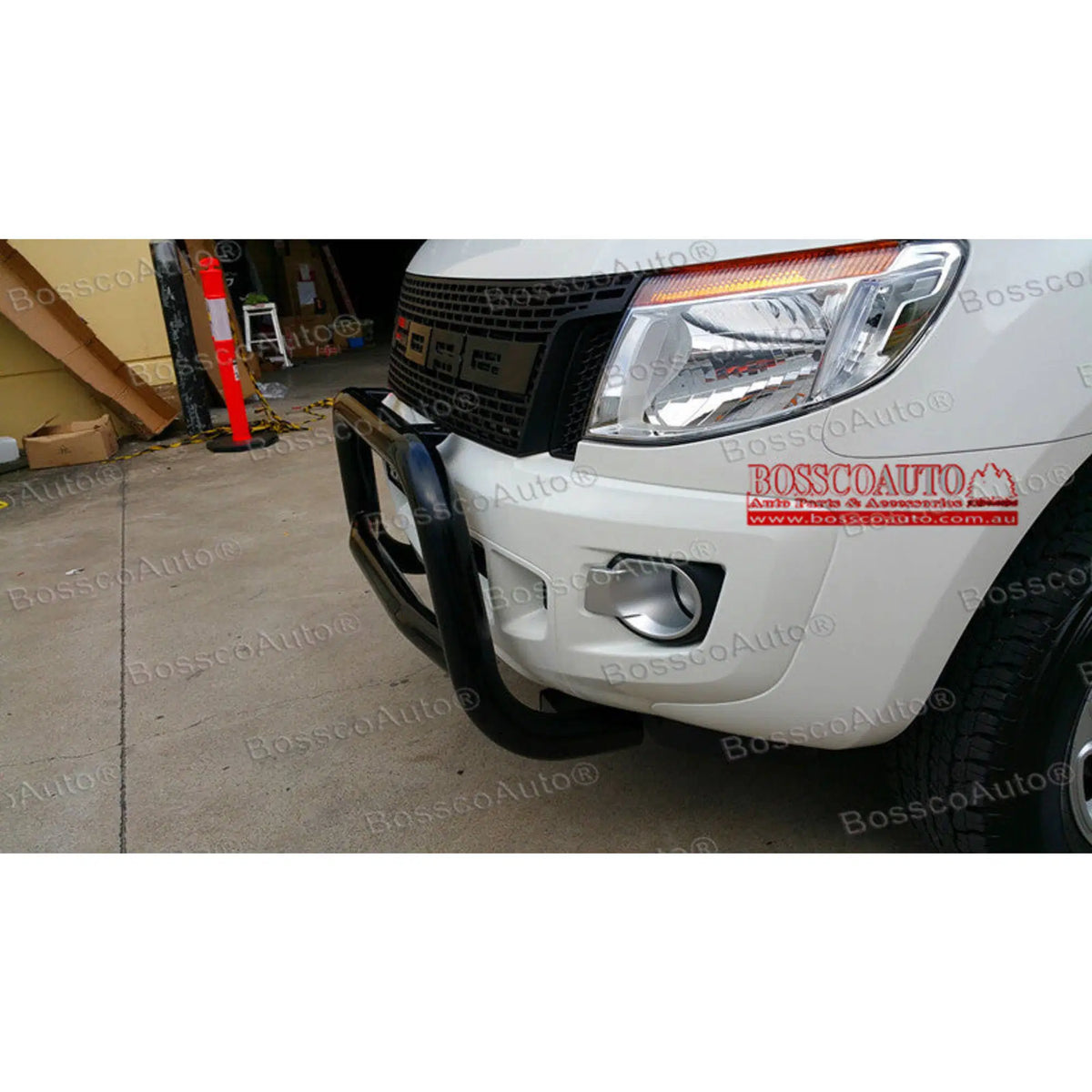 Black Low Nudge Bar for Ford Ranger PX 2012-2015 | Factory Seconds Front Bar