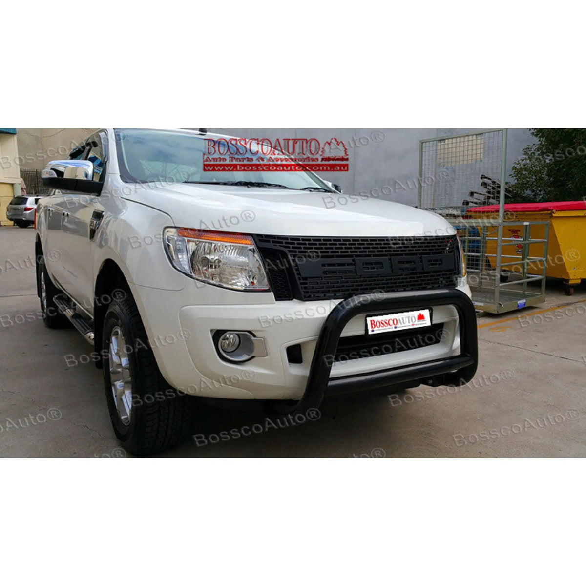 Black Low Nudge Bar for Ford Ranger PX 2012-2015 | Factory Seconds Front Bar