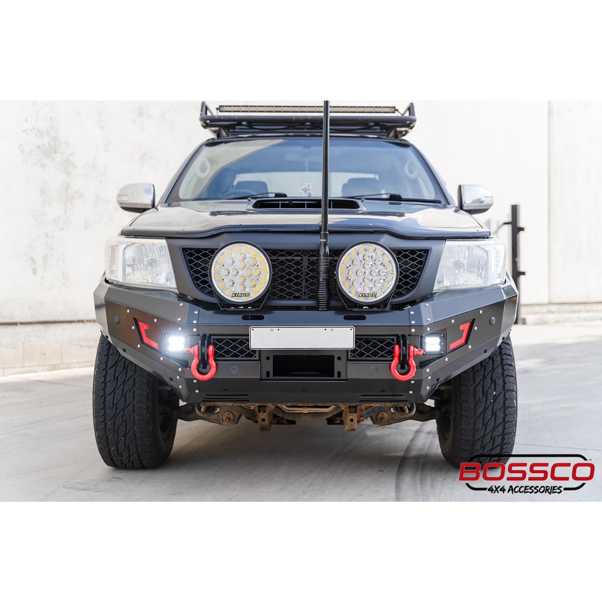 Front Black Mesh Grille Suitable For Toyota Hilux 2012-2015