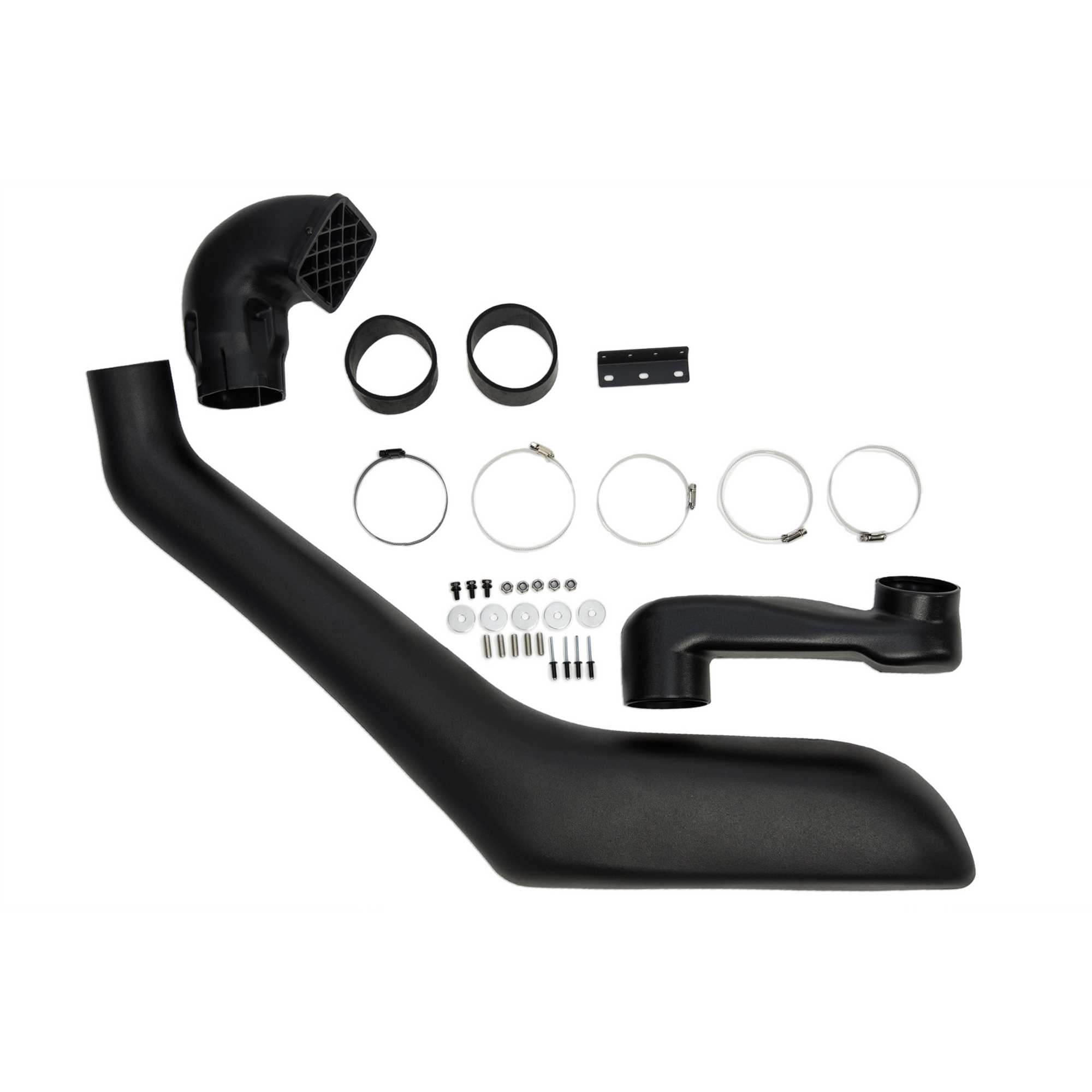 Black Snorkel Air Intake Kit suitable for Toyota Prado 120 series 2002 - 2009