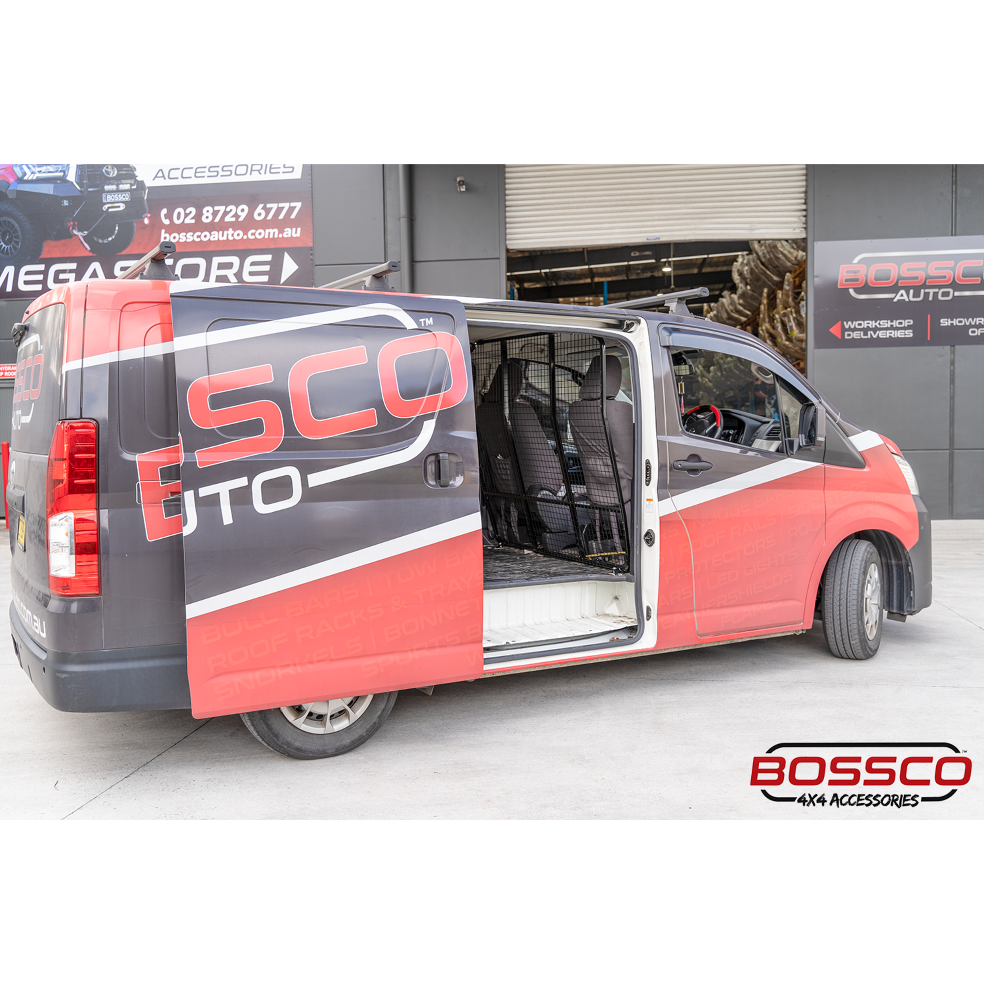 Cargo Barrier Suitable For Toyota Hiace LWB 2019-2024