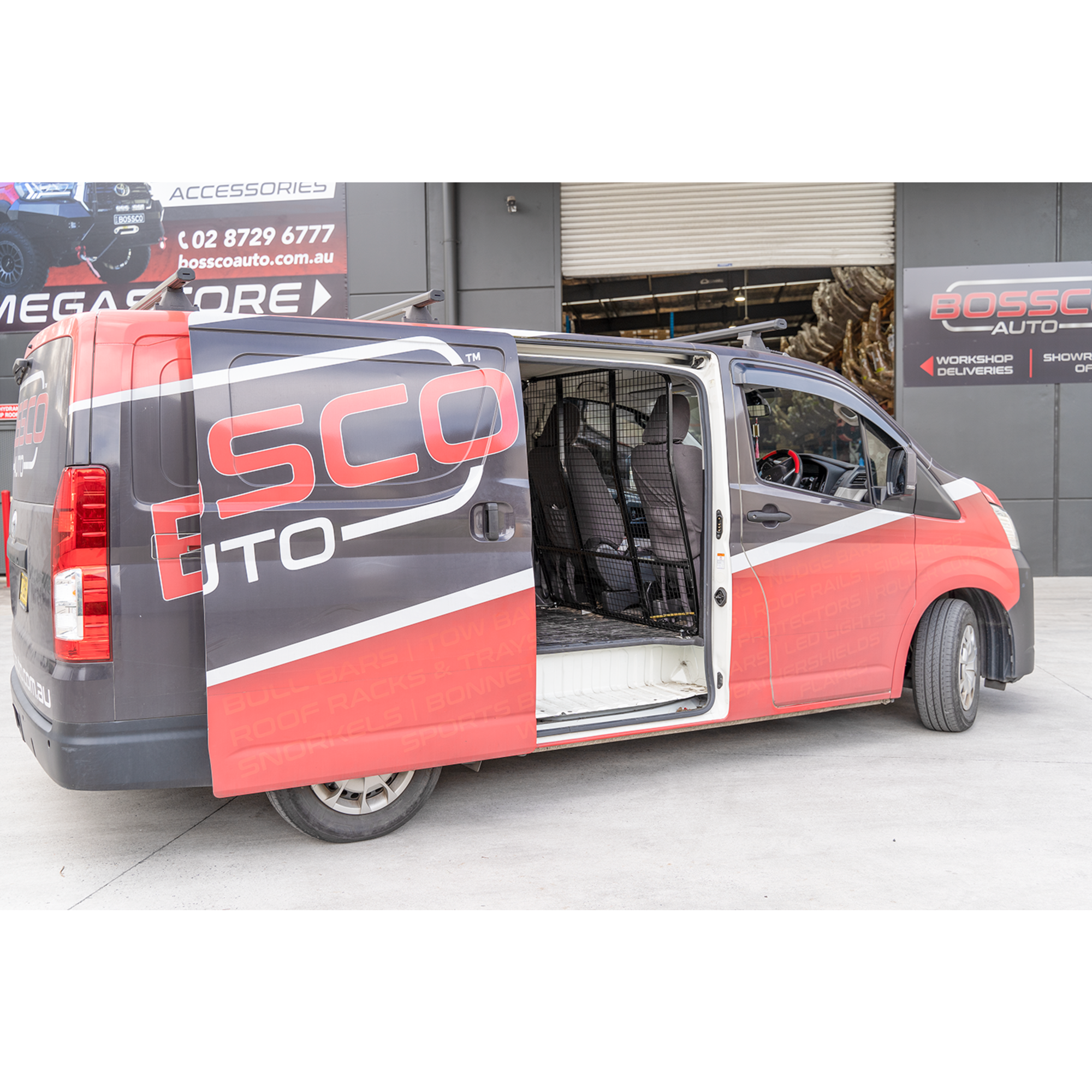 Cargo Barrier Suitable For Toyota Hiace LWB 2019-2024