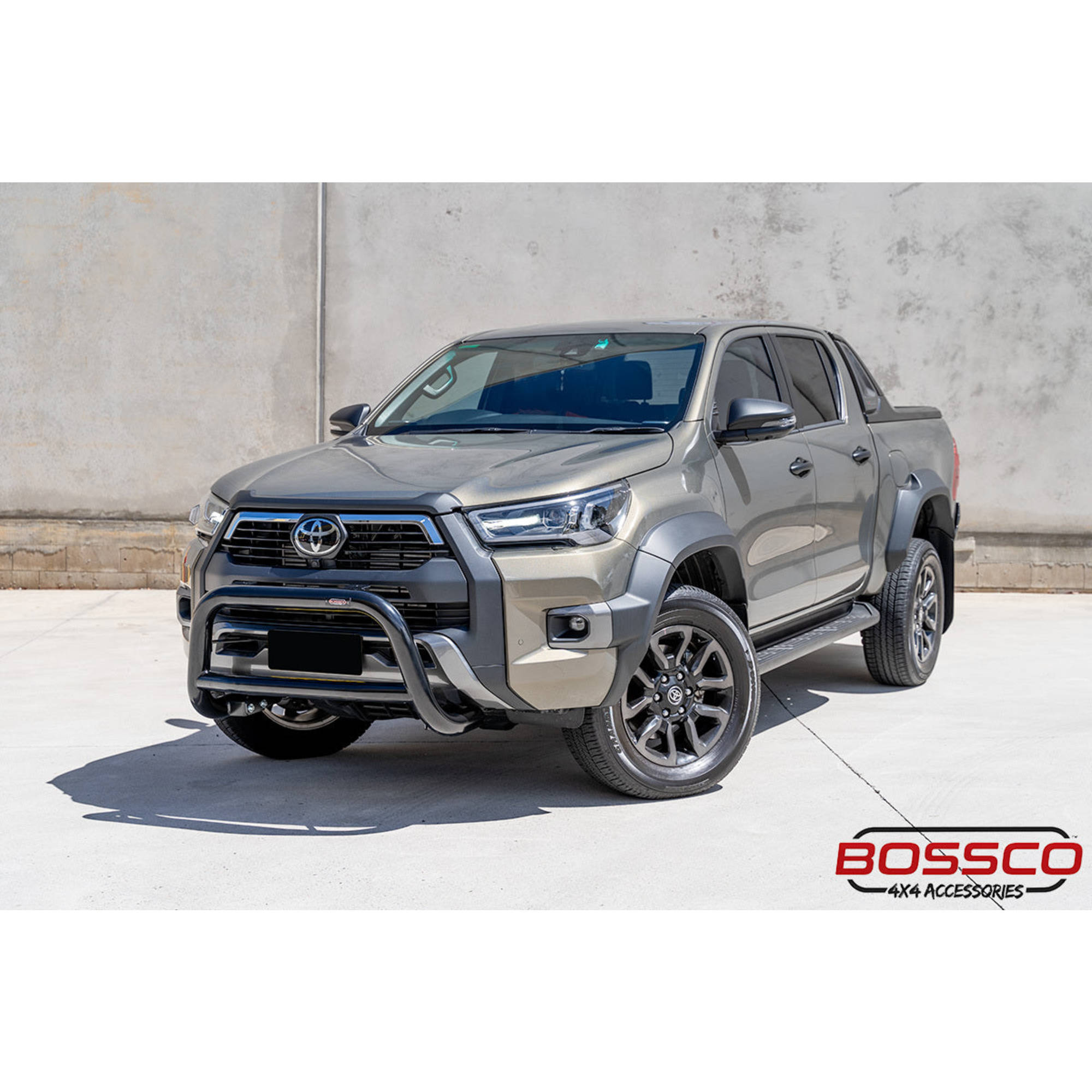 Black Low Nudge bar suitable for Toyota Hilux 2020 - 2024