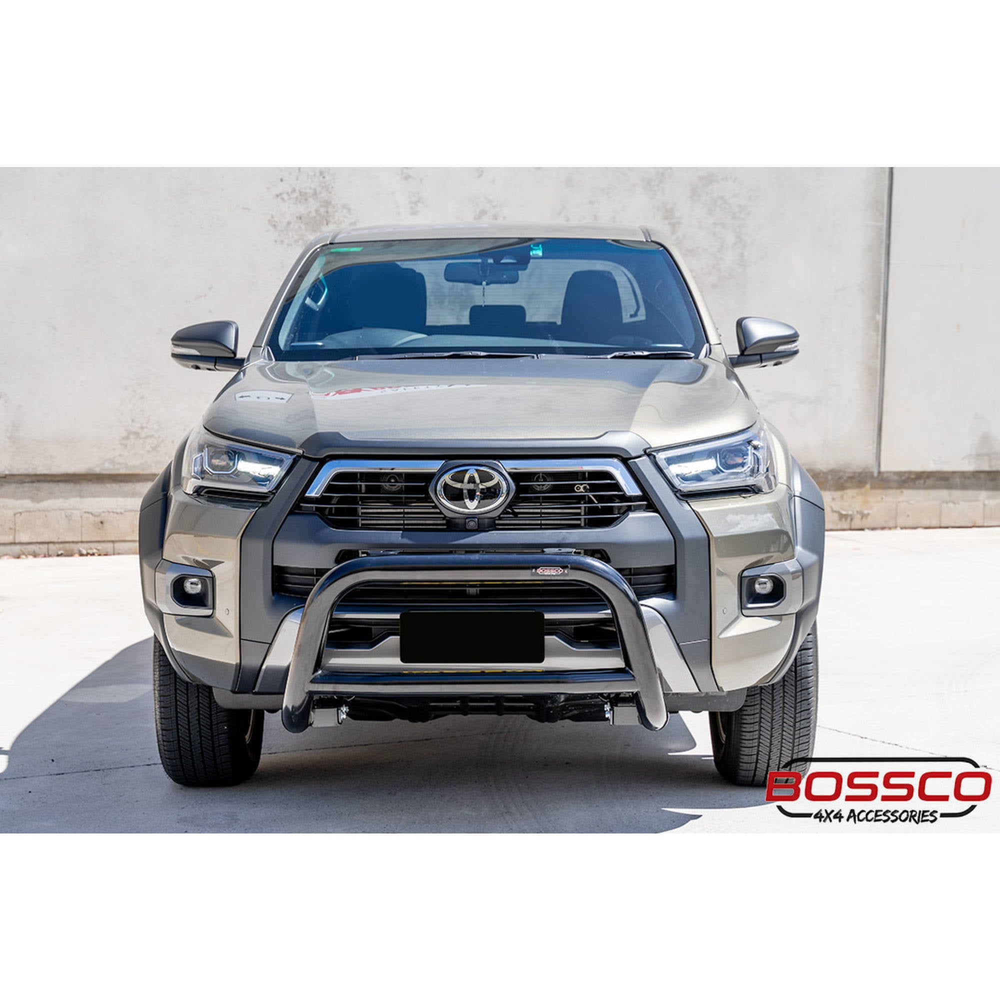 Black Low Nudge bar suitable for Toyota Hilux 2020 - 2024