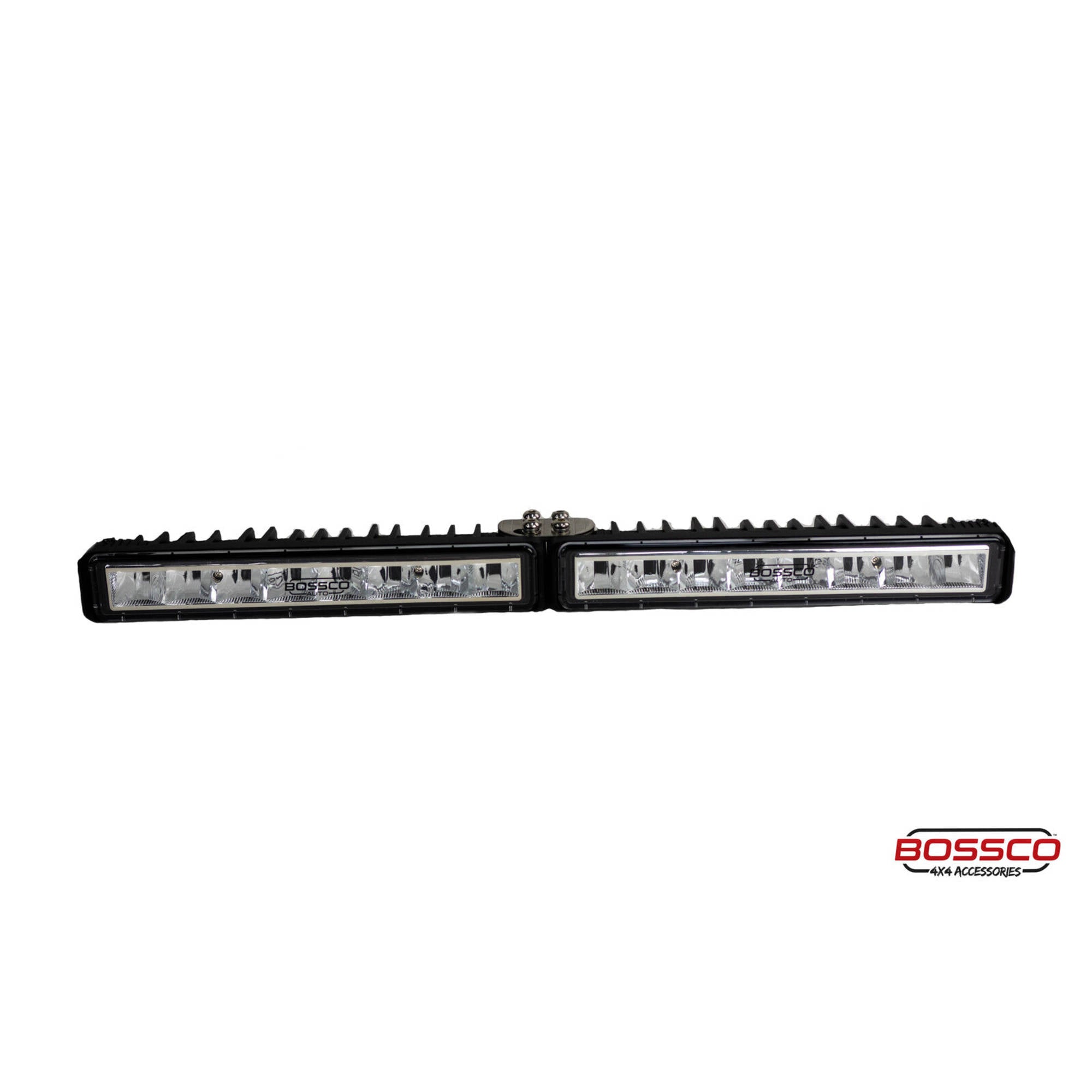 2x Modular 10" Single Row LED Light Bars w/ Wiring Harness | 4200 Lumens Each | Fitted with Osram LEDs