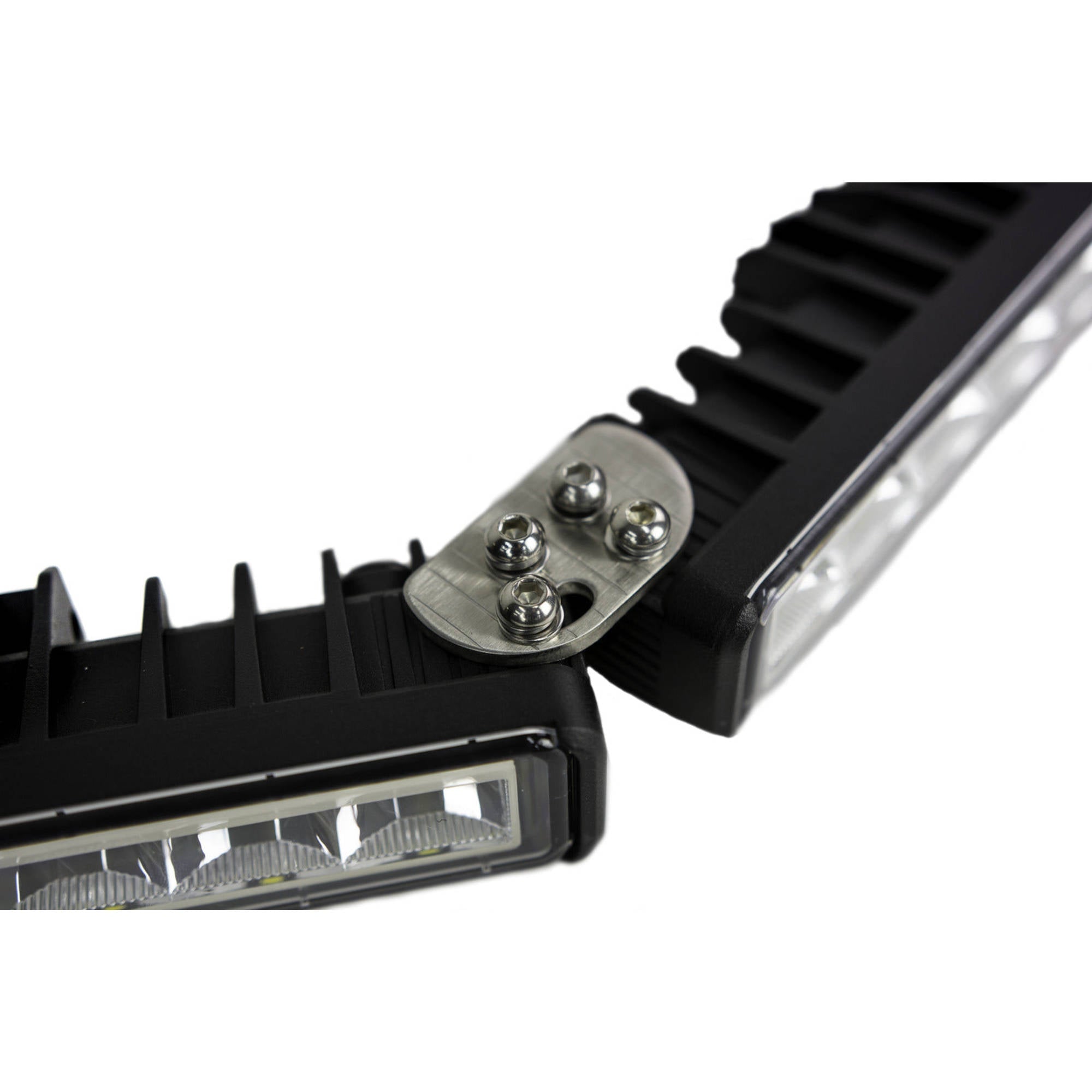 4x Modular 10" Single Row LED Light Bars w/ Wiring Harness | 4200 Lumens Each | Fitted with Osram LEDs