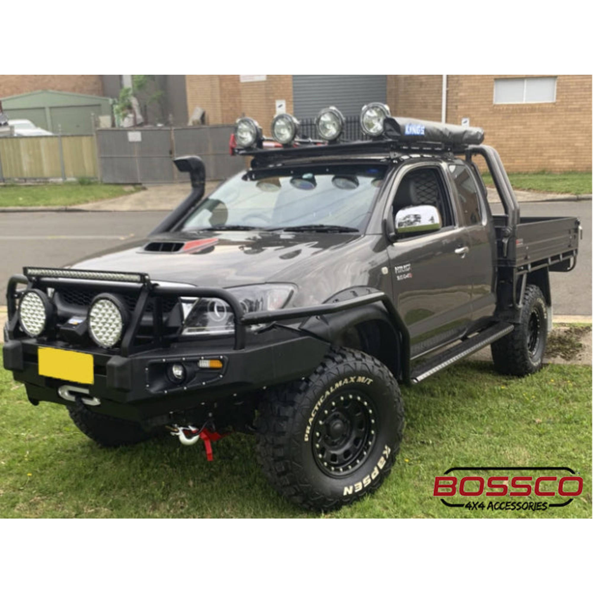 Triple Loop Full Bumper Replacement Bull bar Suitable For Toyota Hilux N70 2005-2011