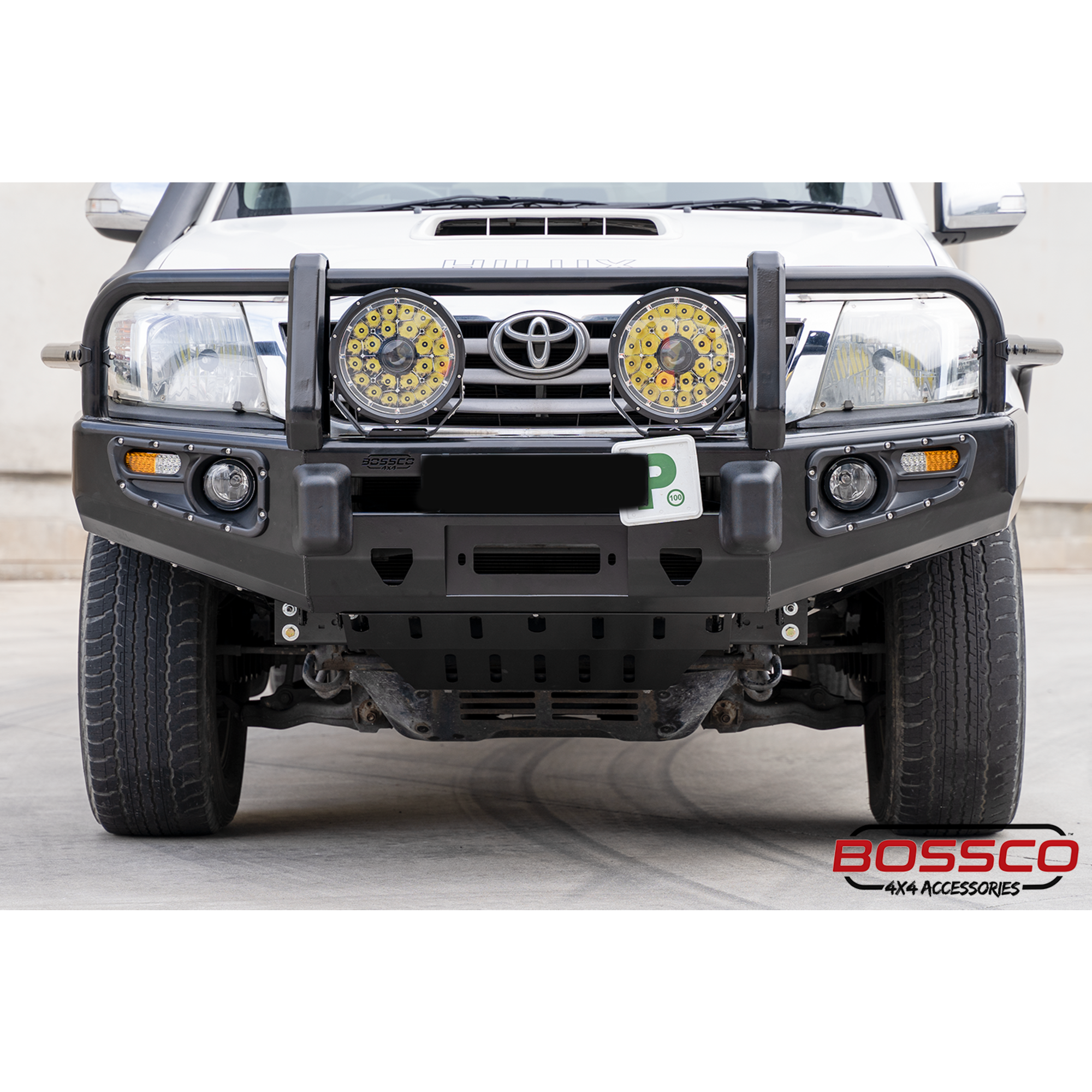 Triple Loop Full Bumper Replacement Bull bar Suitable For Toyota Hilux N70 2012-2015
