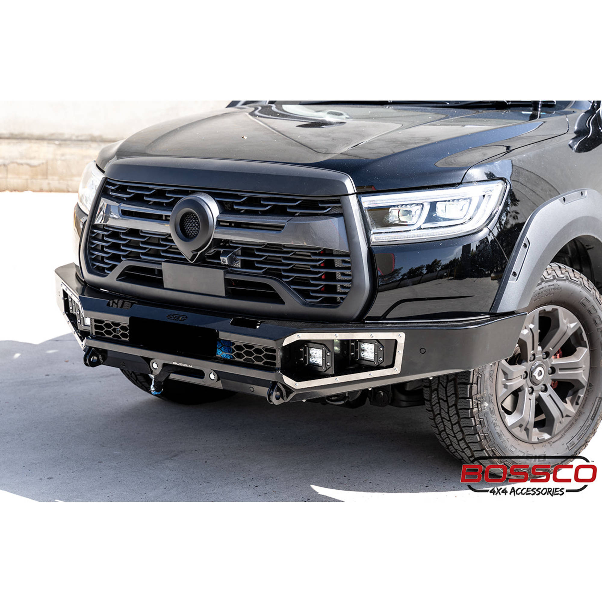 Monster No Loop Full Bumper Replacement Bullbar Suitable For GWM Great Wall Cannon NPW 2020-2023