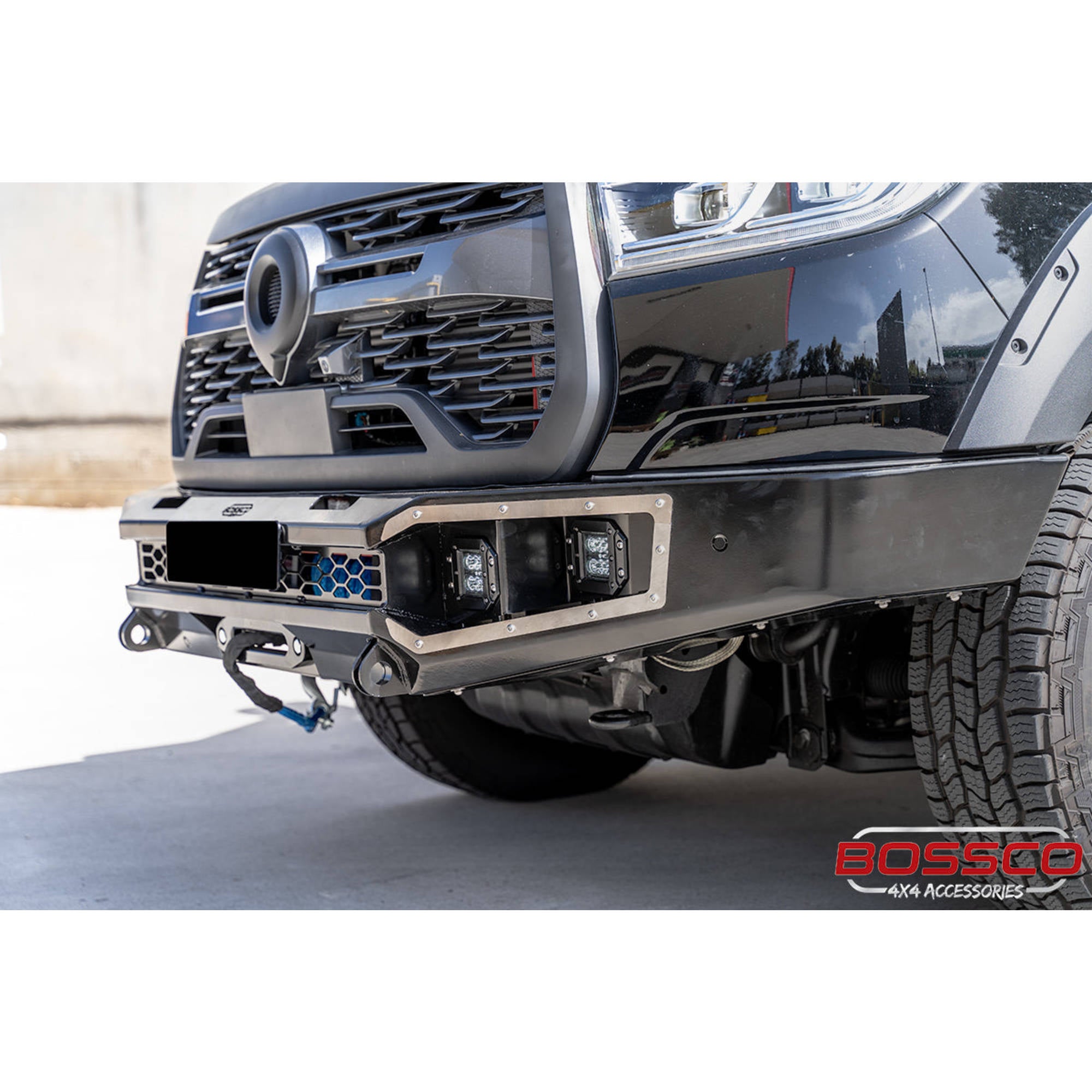 Monster No Loop Full Bumper Replacement Bullbar Suitable For GWM Great Wall Cannon NPW 2020-2023