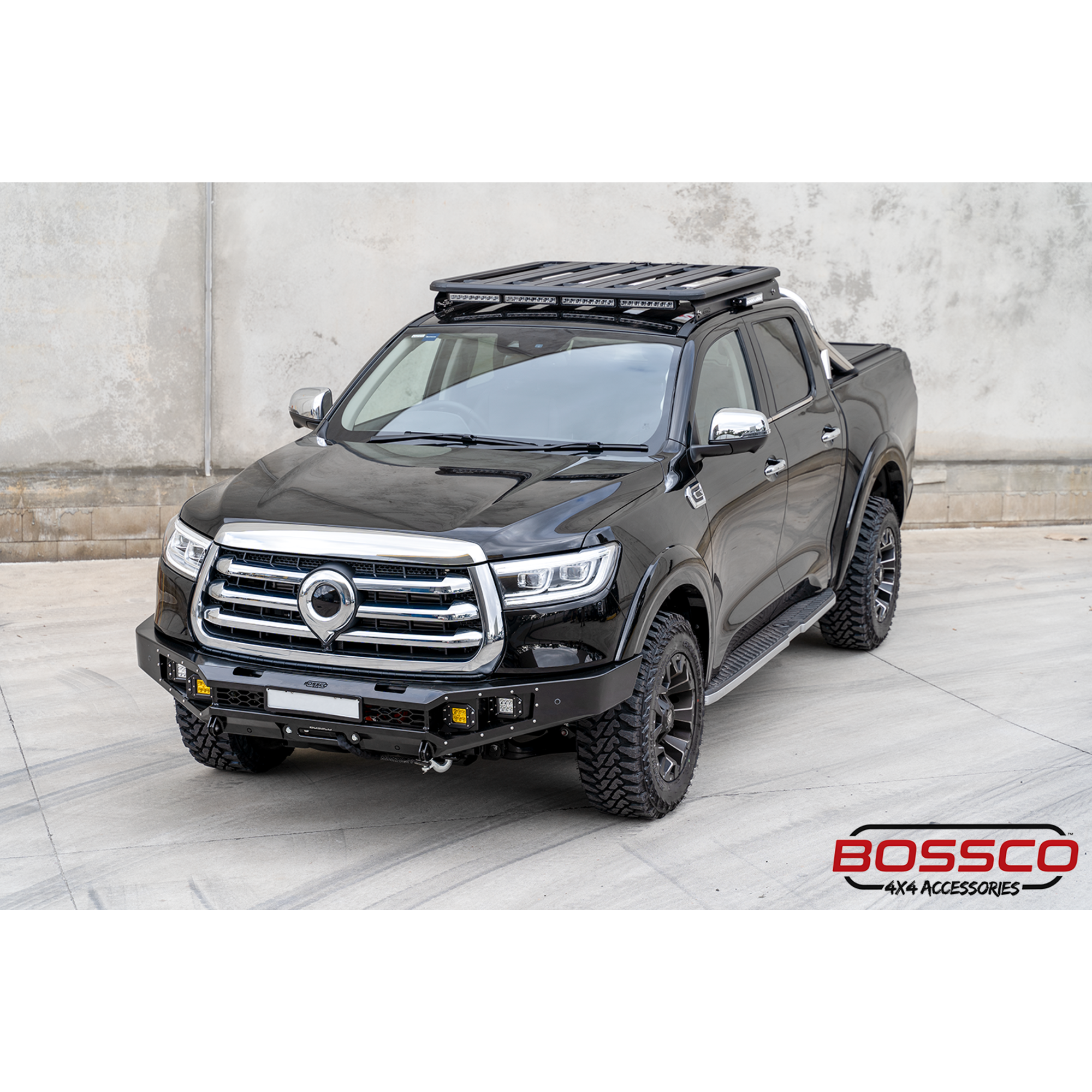 Monster No Loop Full Bumper Replacement Bullbar Suitable For GWM Great Wall Cannon NPW 2020-2023