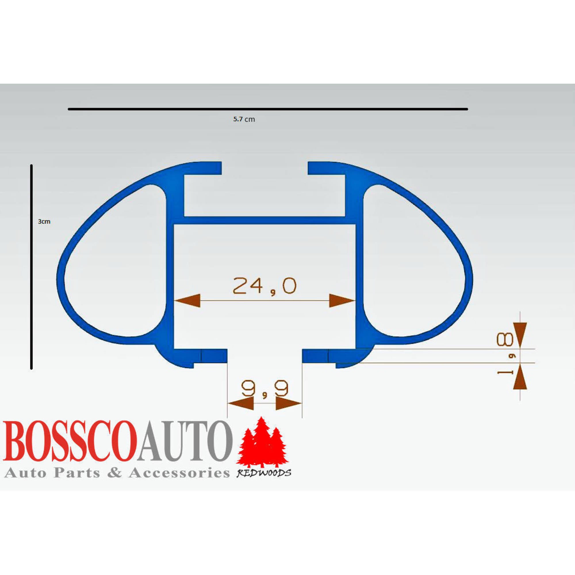 Black Universal 53" Claw-Style Roof Racks Suitable with Roof Rails For Nissan Murano, Pathfinder, Dualis & Qashqai