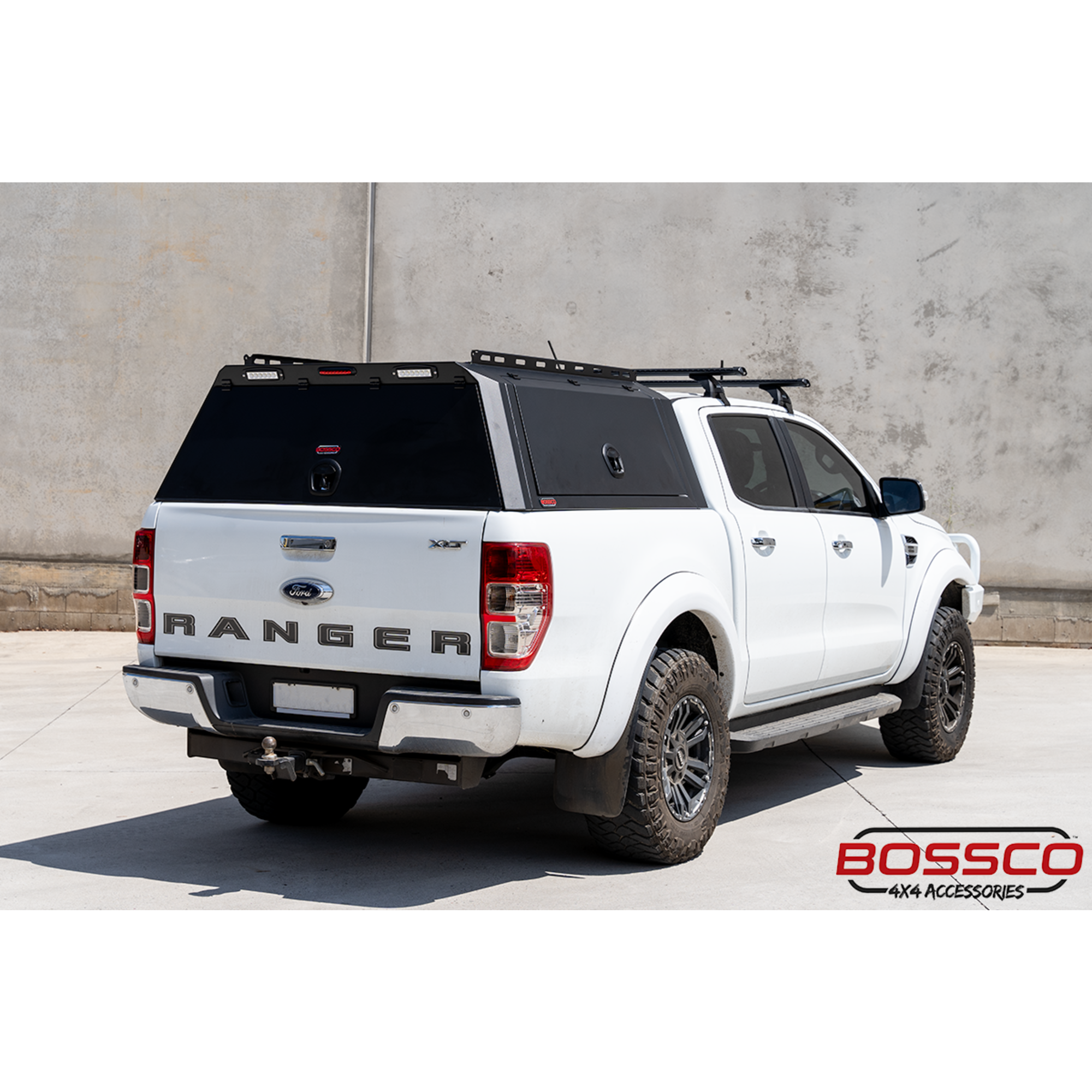 BCX-R Black Aluminium Tub Canopy for Ford Ranger PX 2012-2022