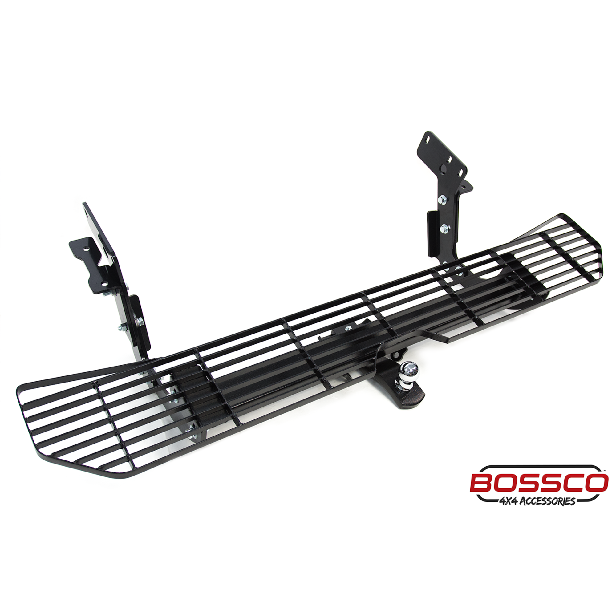 Black Tow Bar Rear Technician Step Towbar Suitable For Toyota Hiace LWB 2005-2019