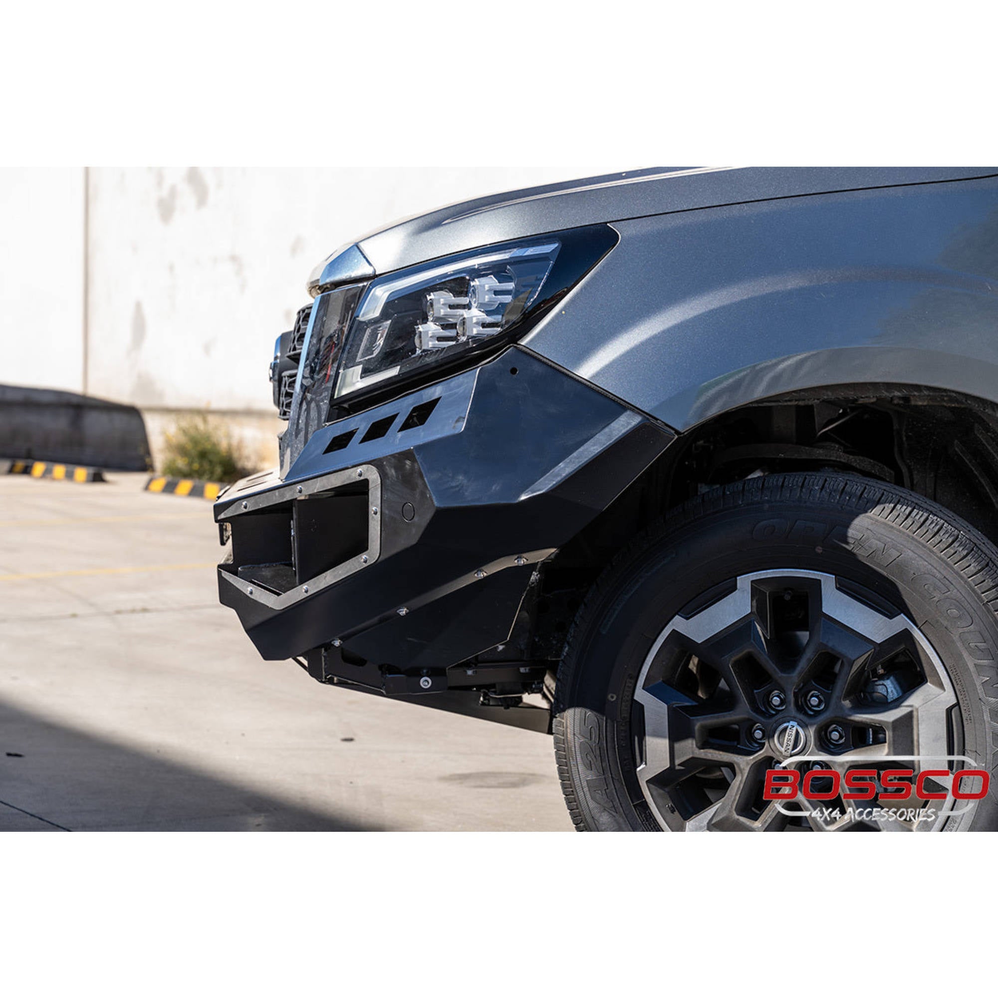 Monster No Loop Full Bumper Replacement Bull Bar Bullbar Suitable For Nissan Navara NP300 D23 2021-2024