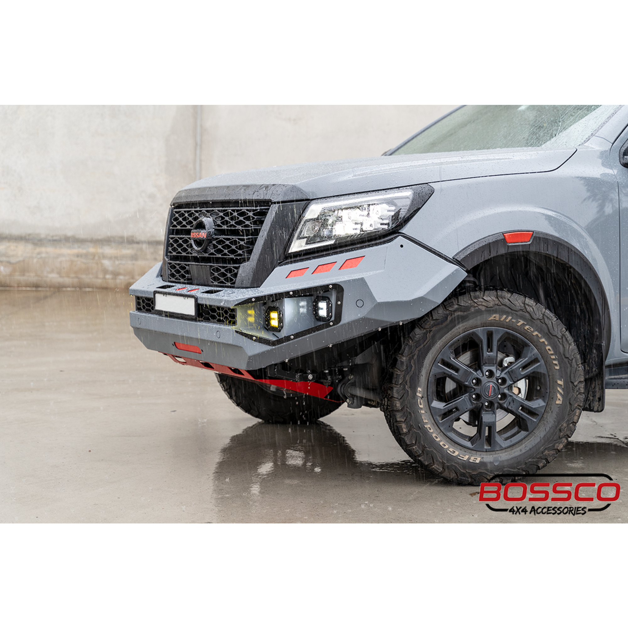 Monster No Loop Full Bumper Replacement Bull Bar Bullbar Suitable For Nissan Navara NP300 D23 2021-2024