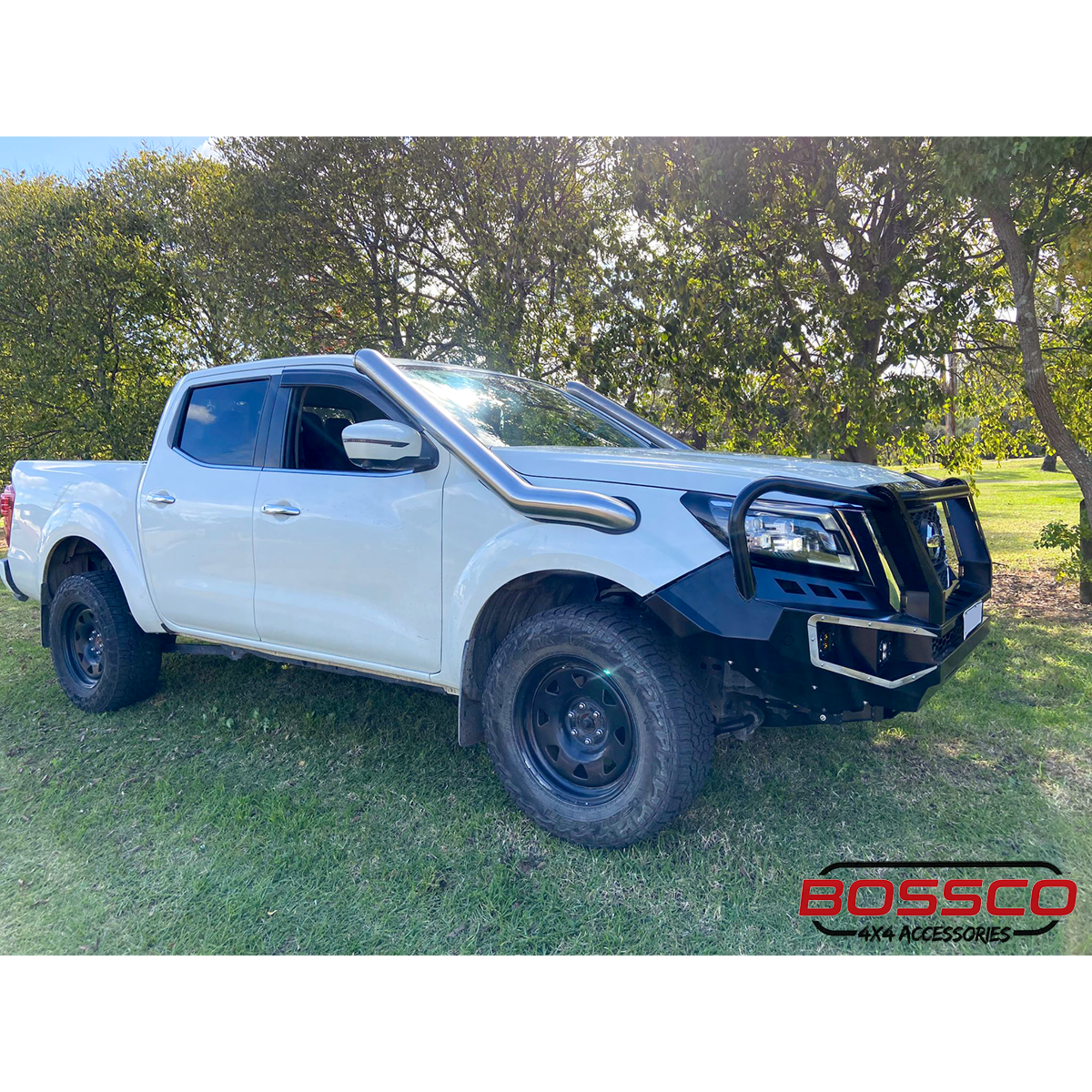 Triple Loop Full Bumper Replacement Bull bar Suitable For Nissan Navara NP300 D23 2021-2024