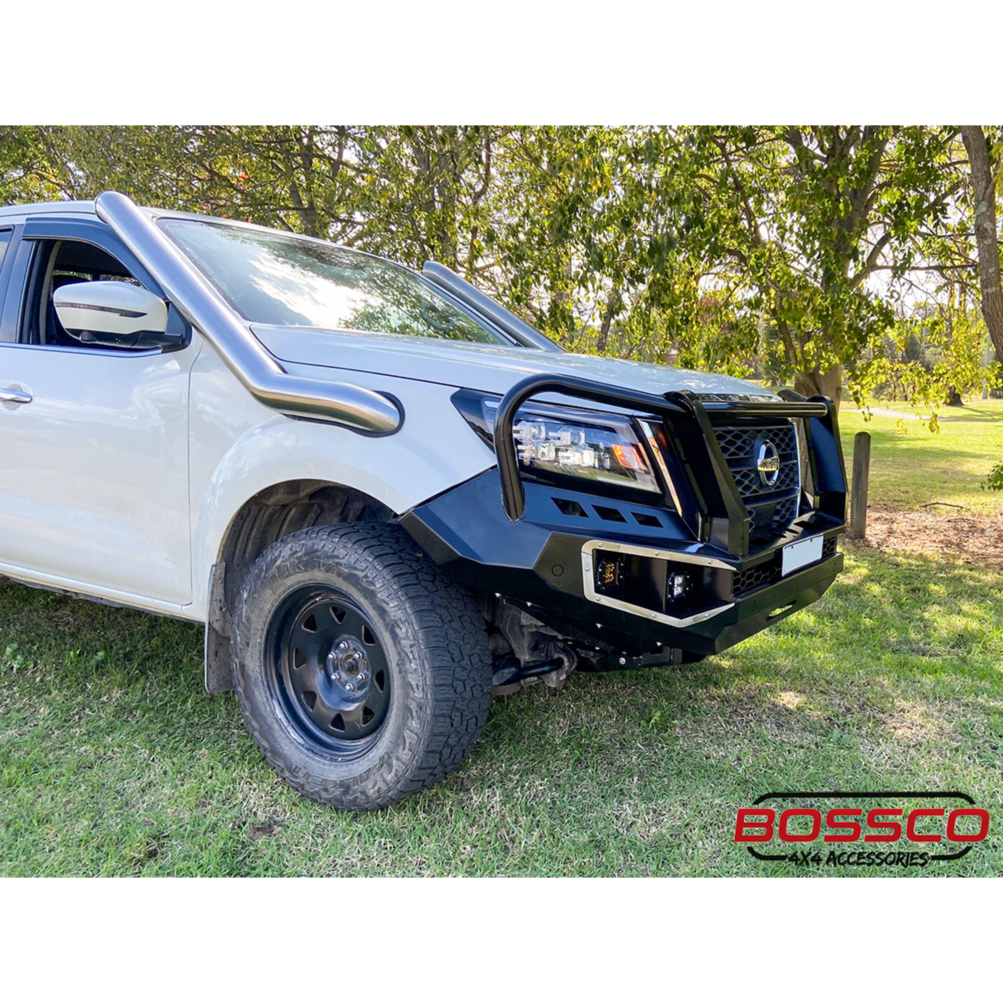 Triple Loop Full Bumper Replacement Bull bar Suitable For Nissan Navara NP300 D23 2021-2024