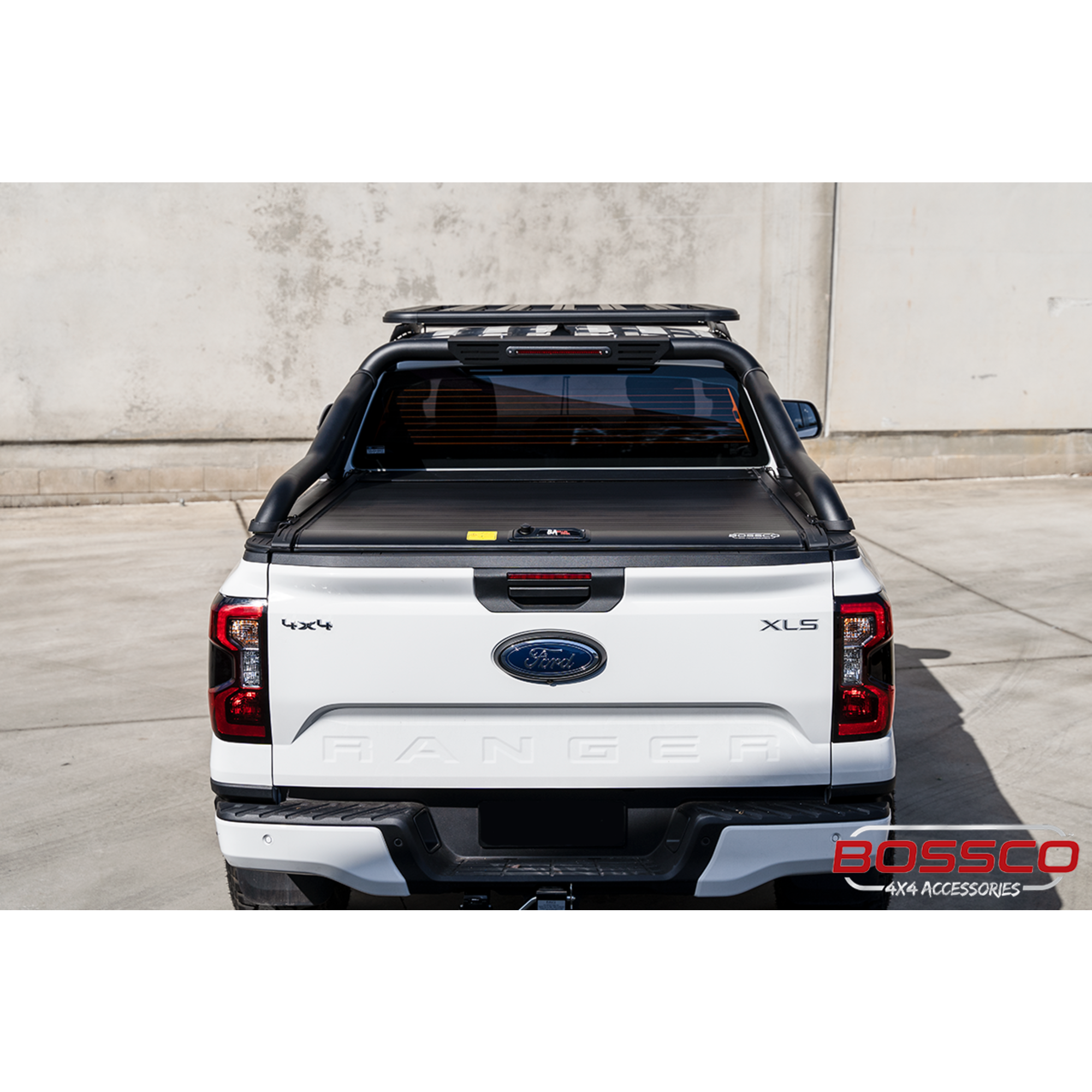 Black Manual Roller Shutter Suitable For NEXT GEN Ford Ranger 2022+