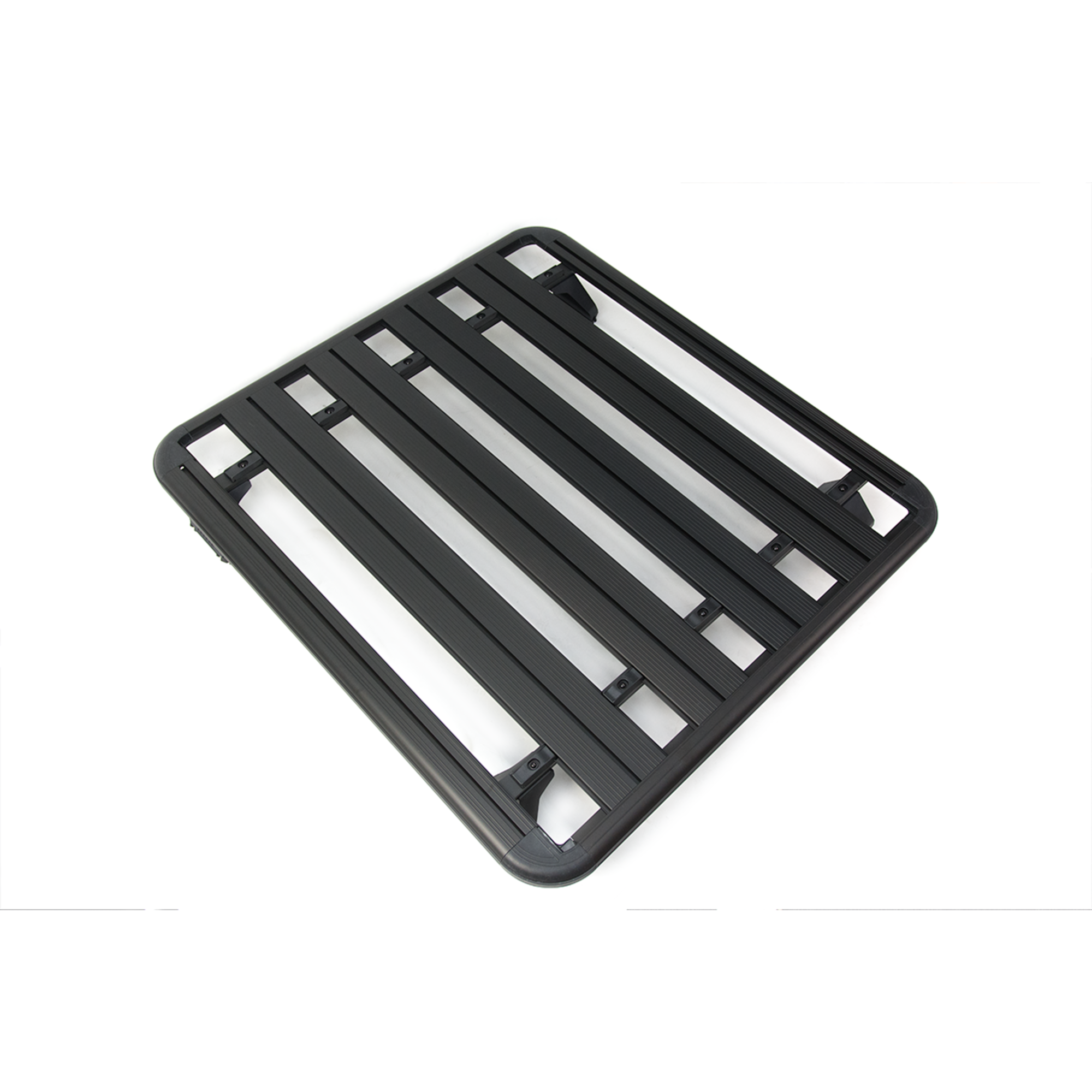 Aluminium Flat Roof Platform Basket (Flat) for Suzuki Jimny GJ Series 1425x1350mm with 6" Gutter Mount Bracket