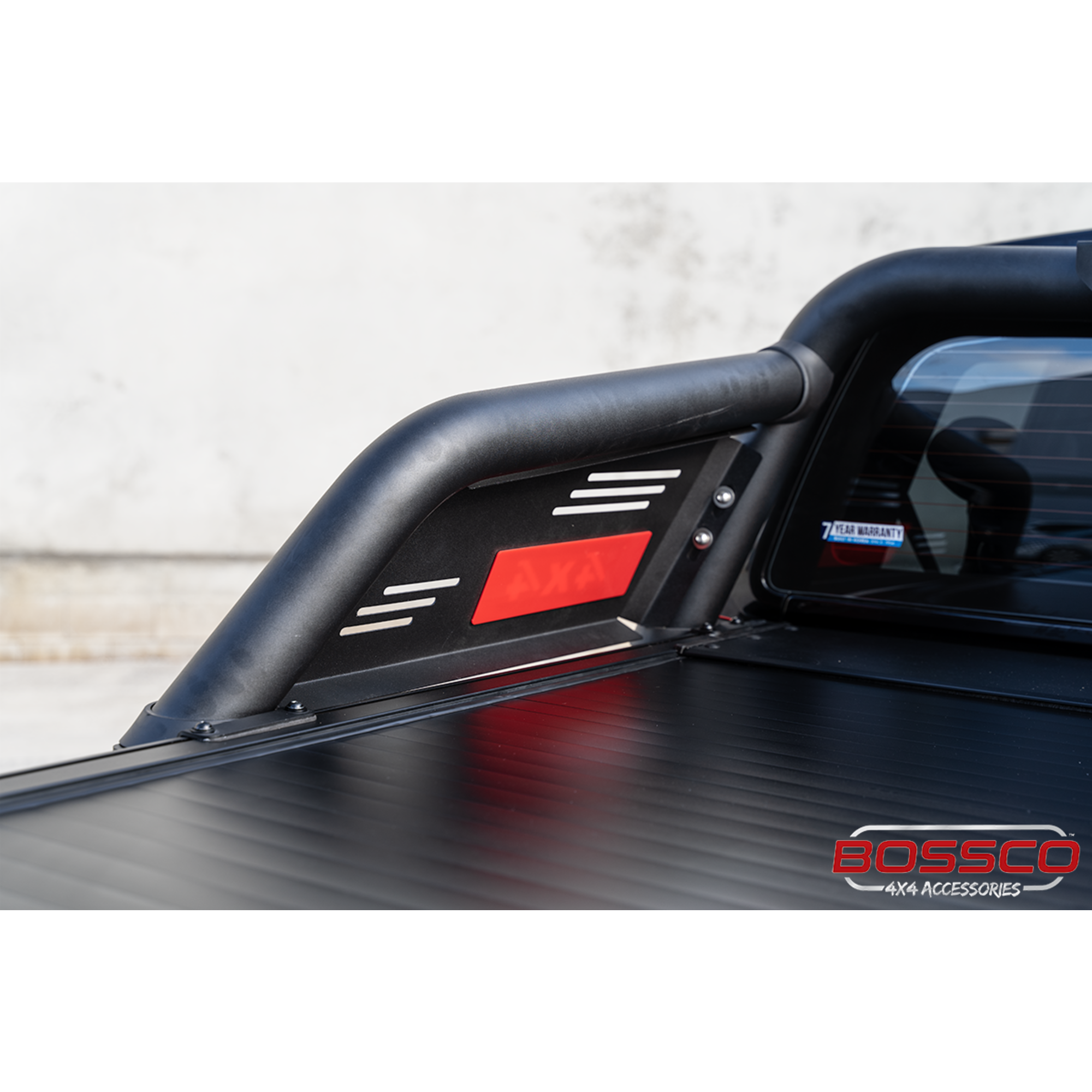 Black Steel Short Sports Bar Suitable With BA Roller Shutters