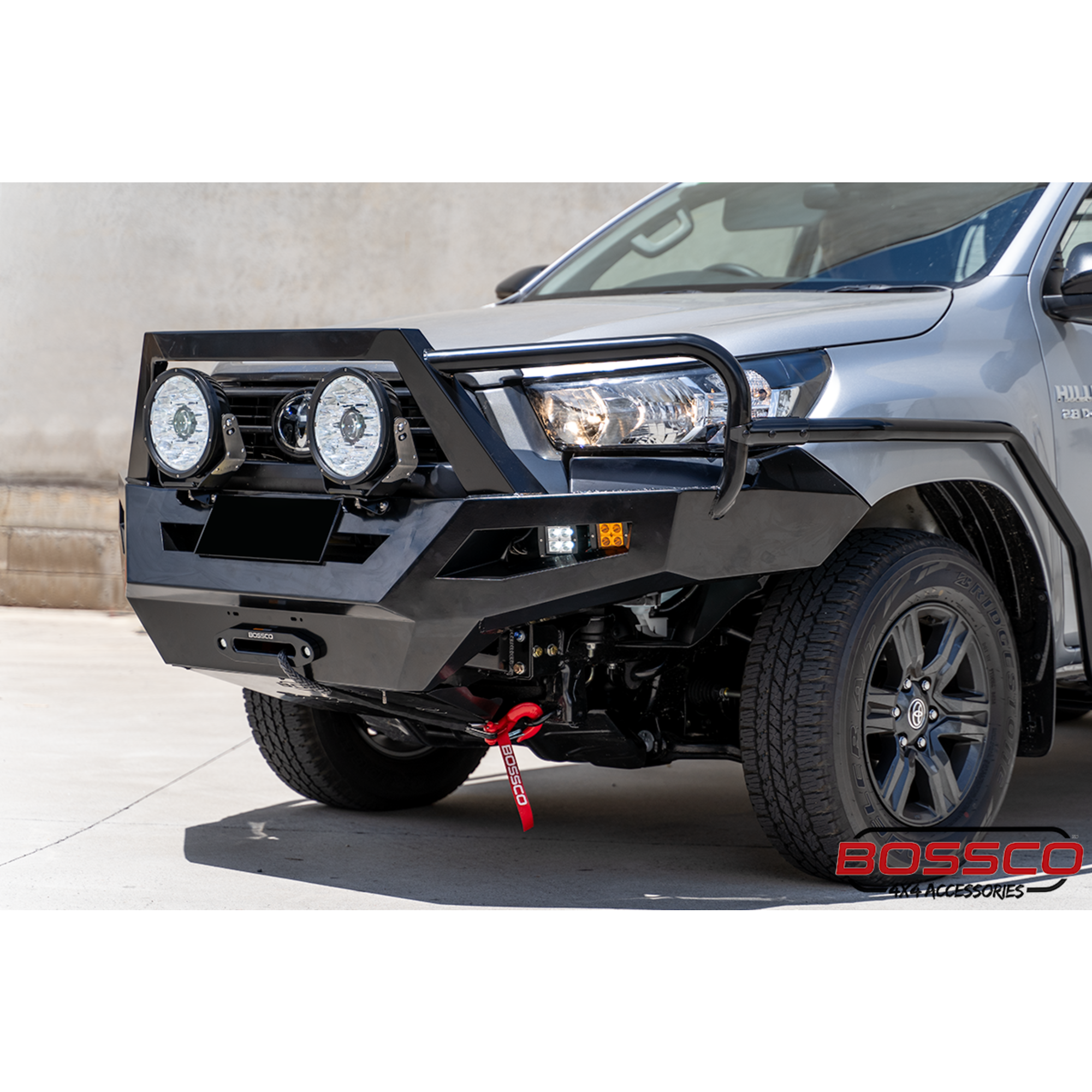 BOSSCO BULLBAR Bumper Replacement Bull bar Suitable For Toyota Hilux N80 2020-2023