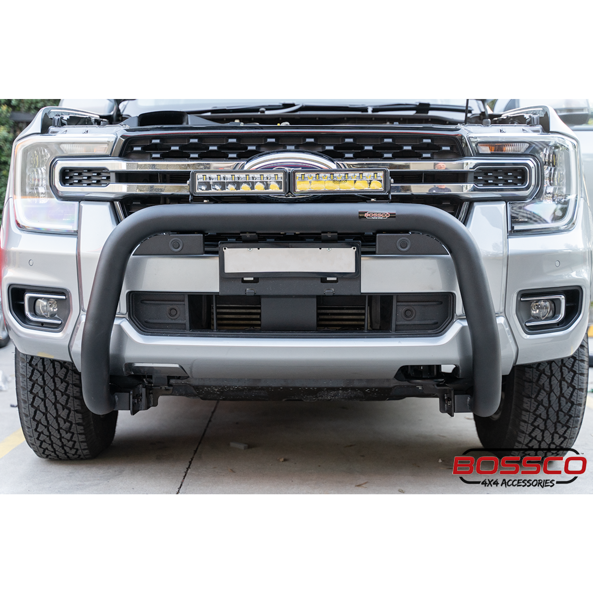 Sensor Compatible Black Nudge Bar Suitable For NEXT GEN Ford Ranger 2022-2023